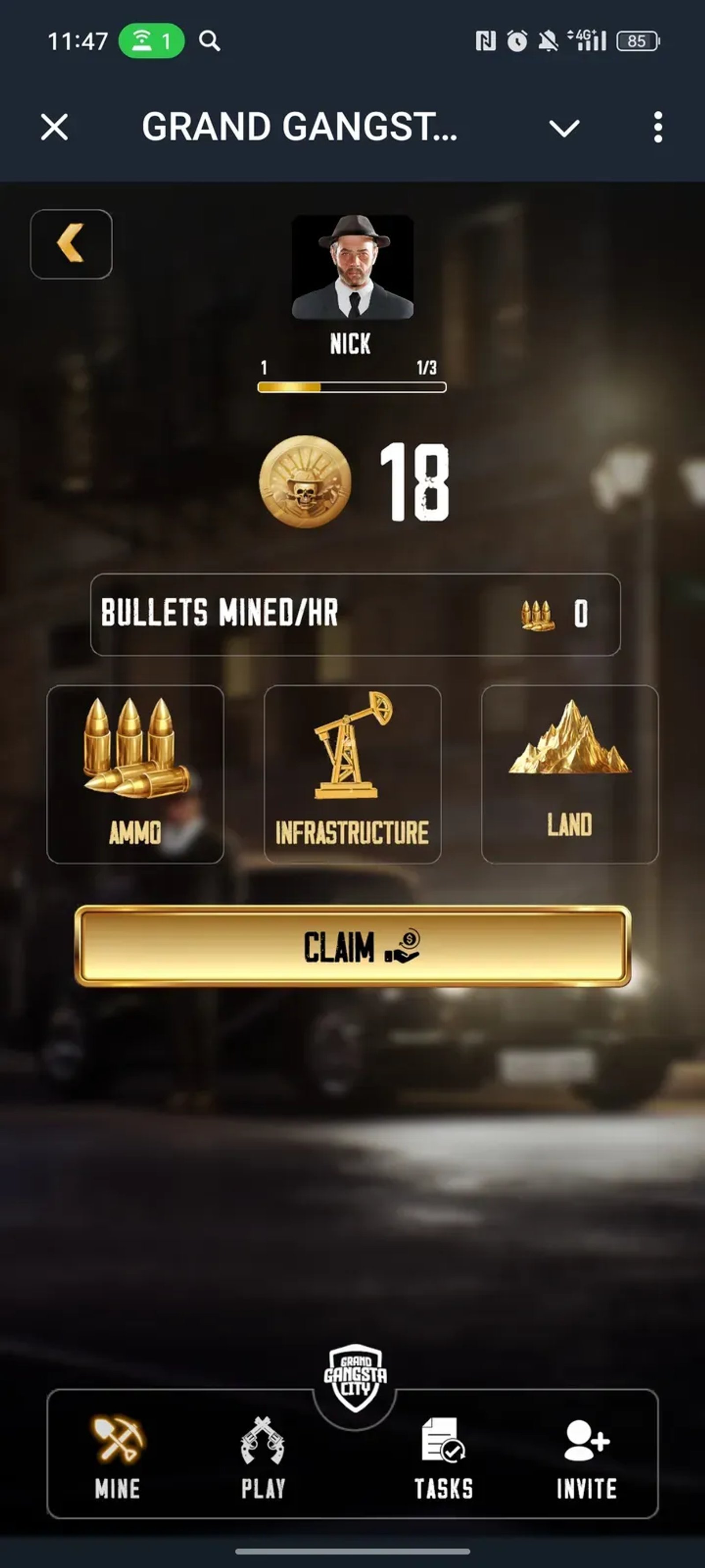 GRAND GANGSTA CITY в Телеграм — скриншот 4