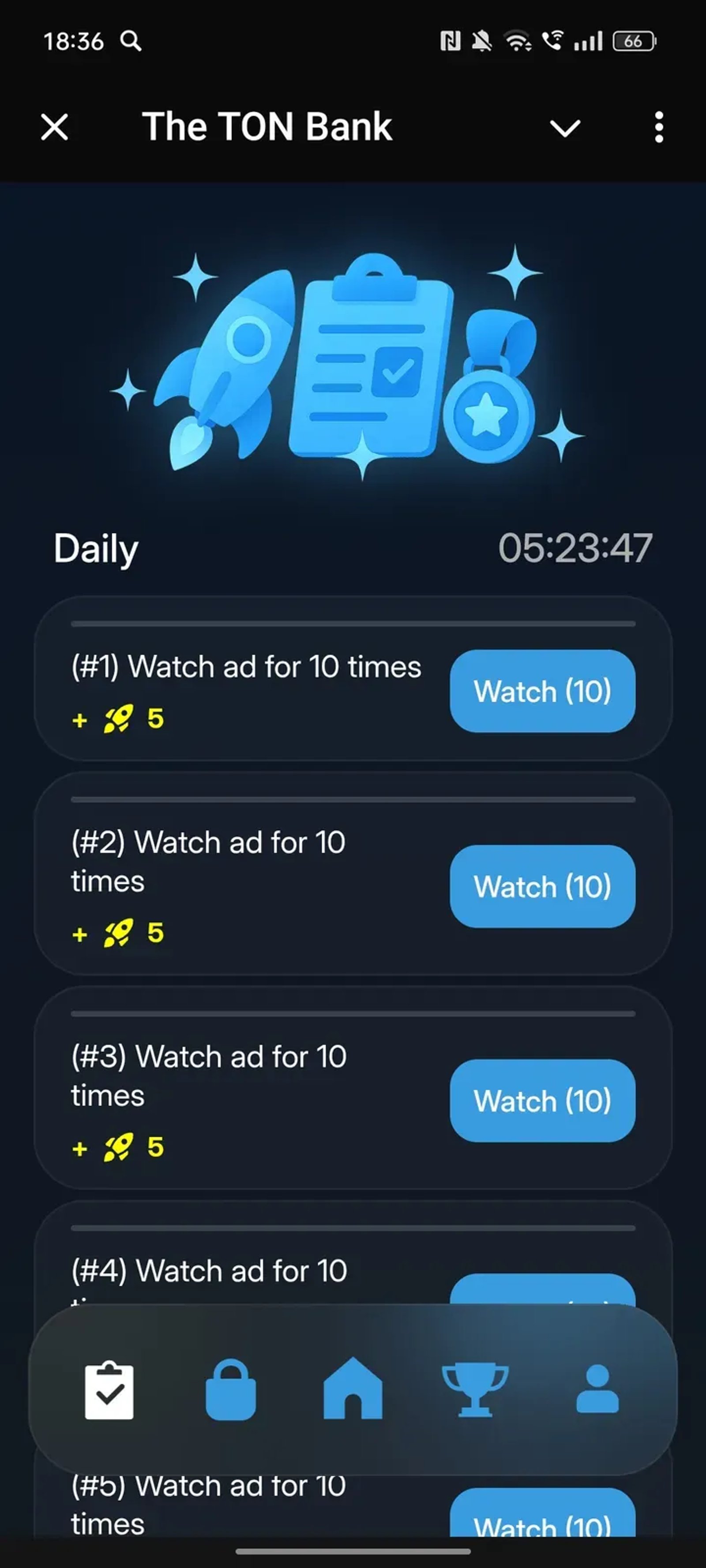 The TON Bank в Телеграм — скриншот 4