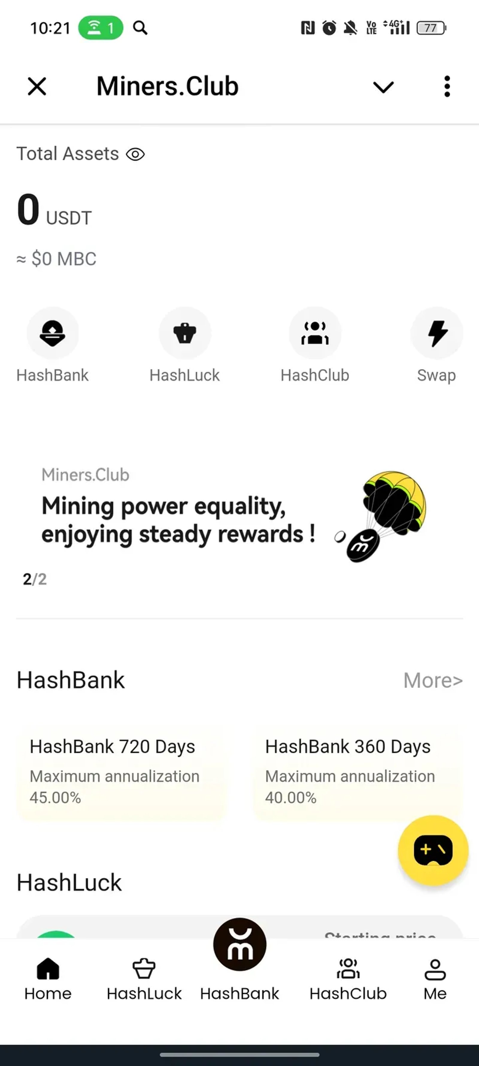 Miners.Club Telegram Screenshot 1