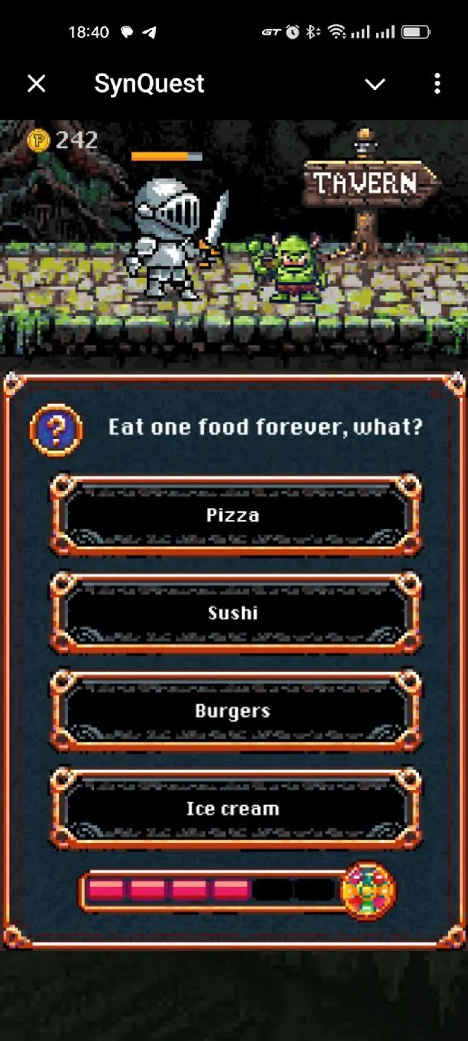 SynQuest в Телеграм — скриншот 5