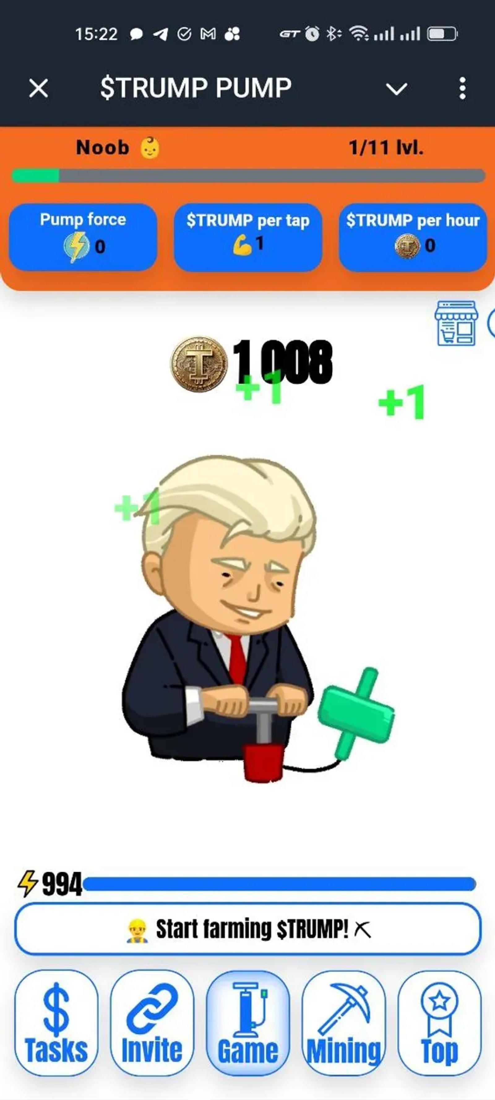 $TRUMP PUMP в Телеграм — скриншот 4