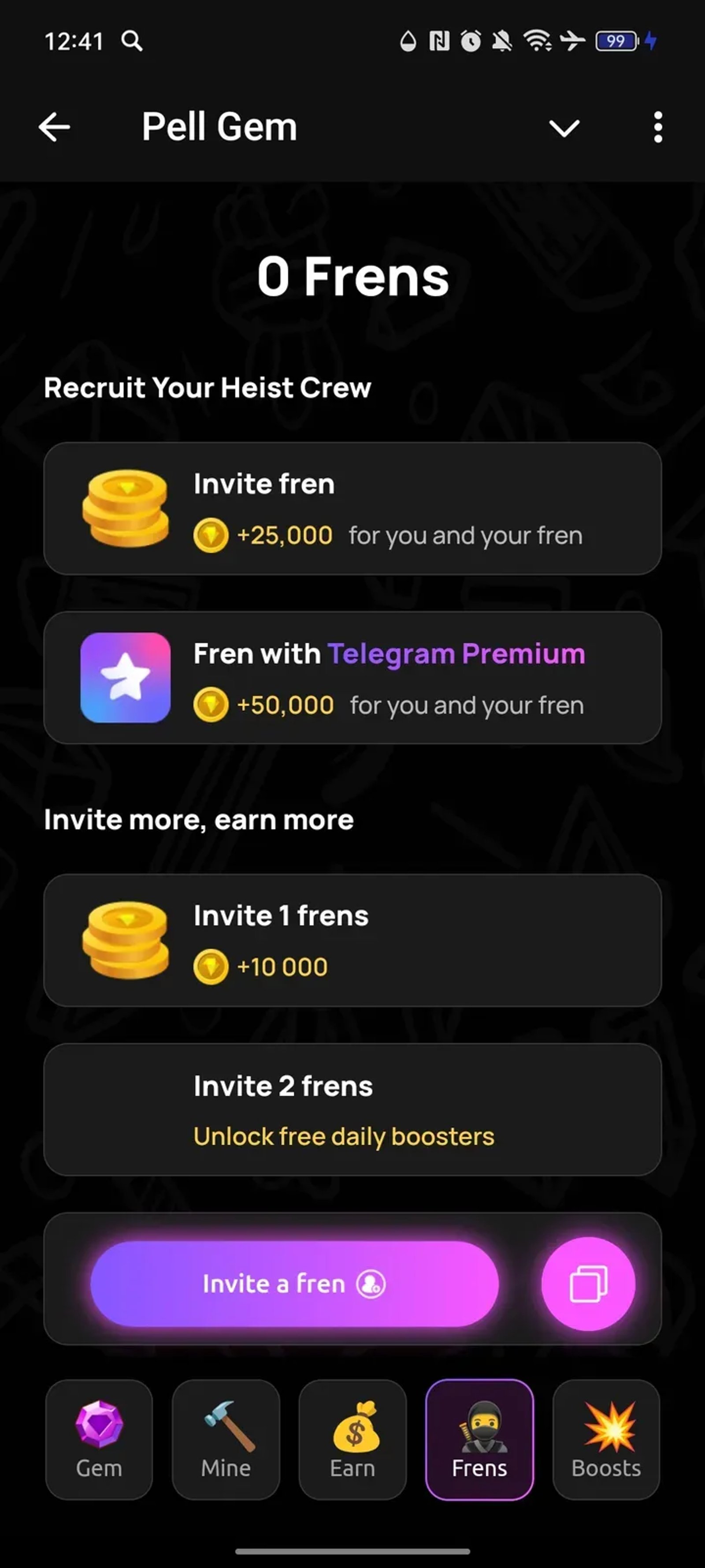 Pell Gem в Телеграм — скриншот 3