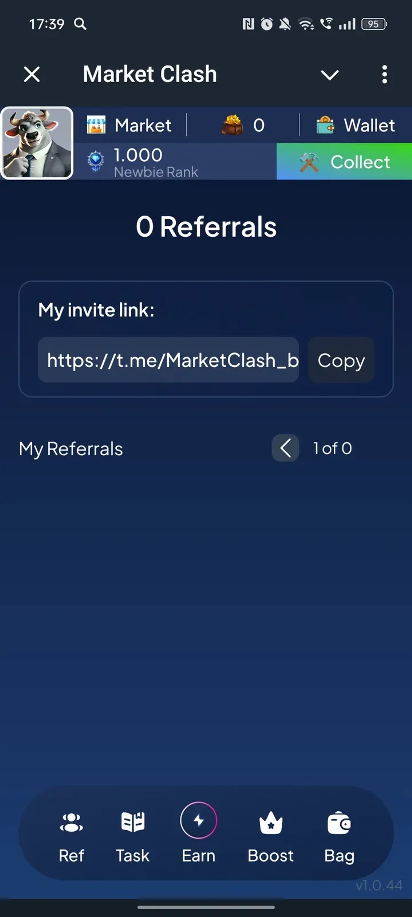 Market Clash в Телеграм — скриншот 3