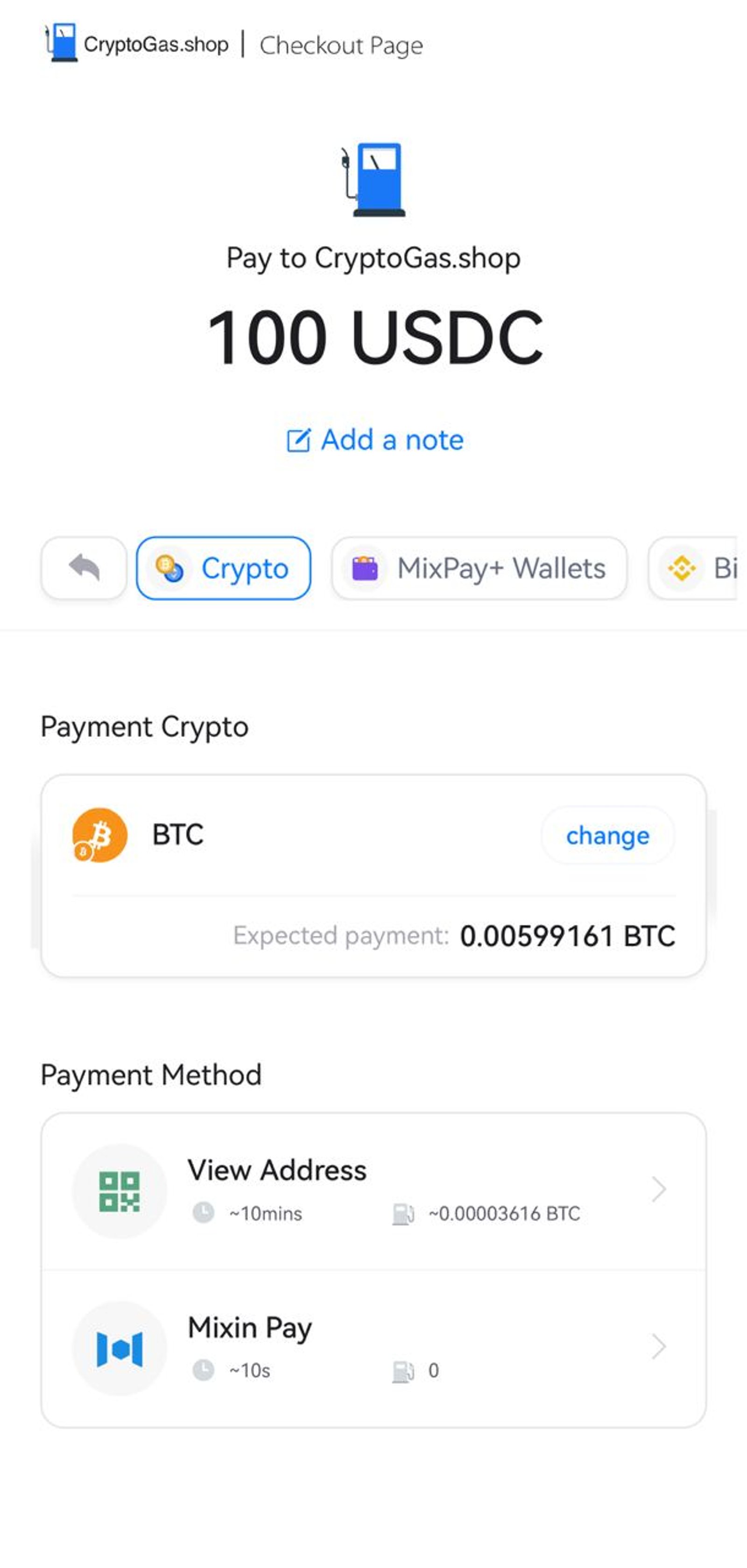 CryptoGas.shop в Телеграм — скриншот 3