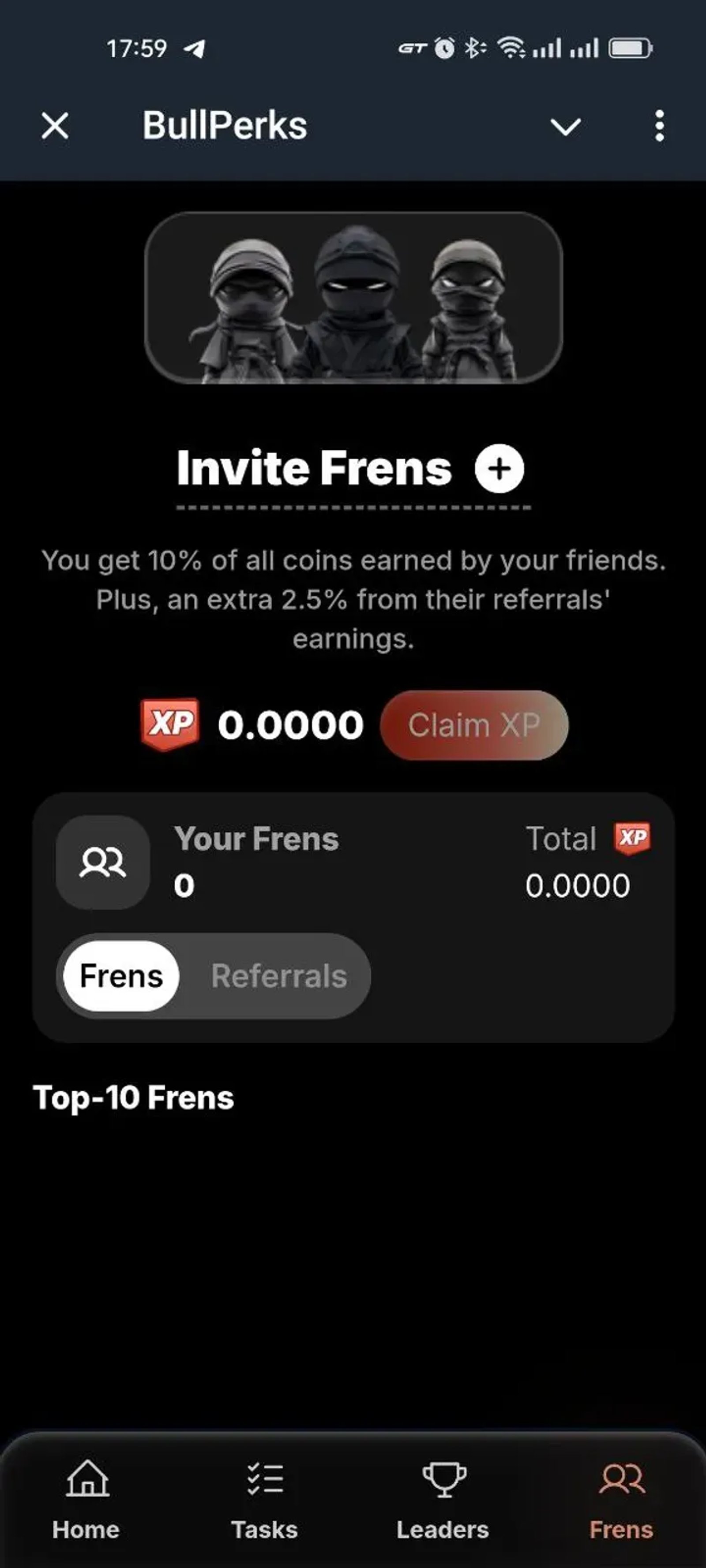 BullPerks в Телеграм — скриншот 1