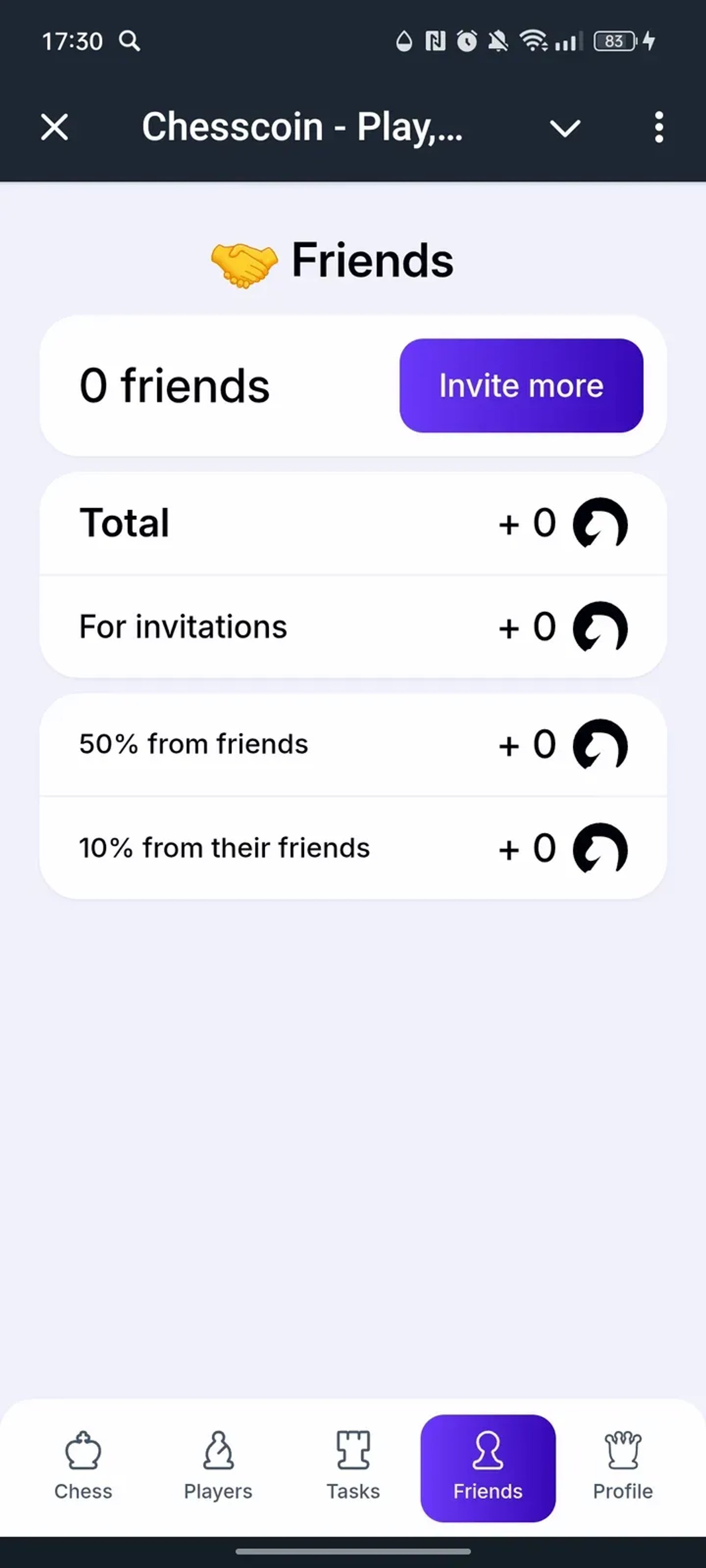 ChessCoin - Play to Earn ♟️ в Телеграм — скриншот 4