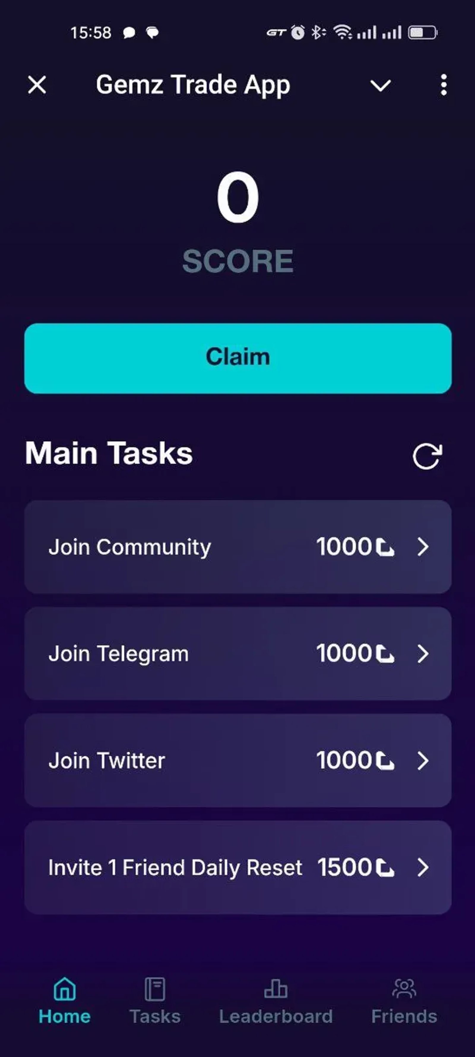 Gemz Trade App в Телеграм — скриншот 3