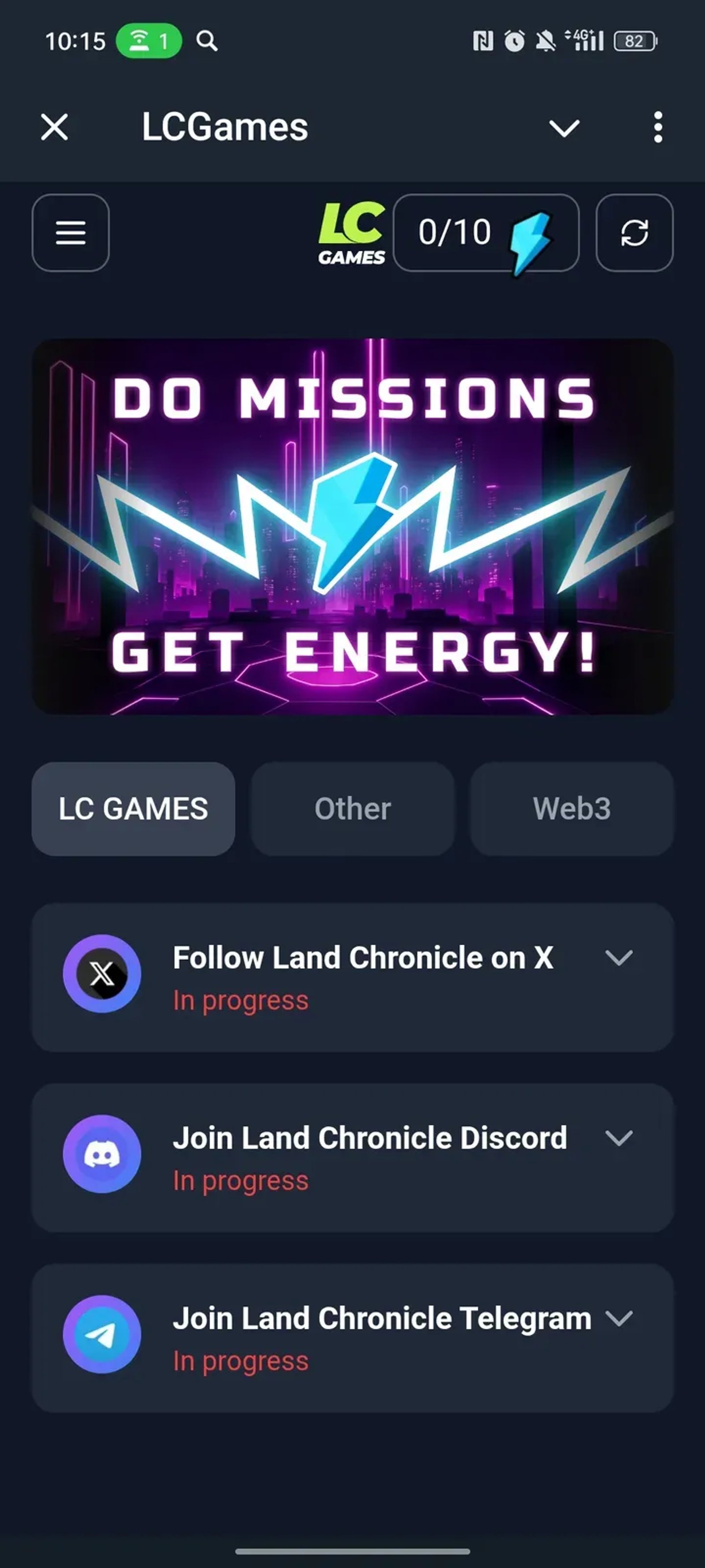 LCGames в Телеграм — скриншот 4