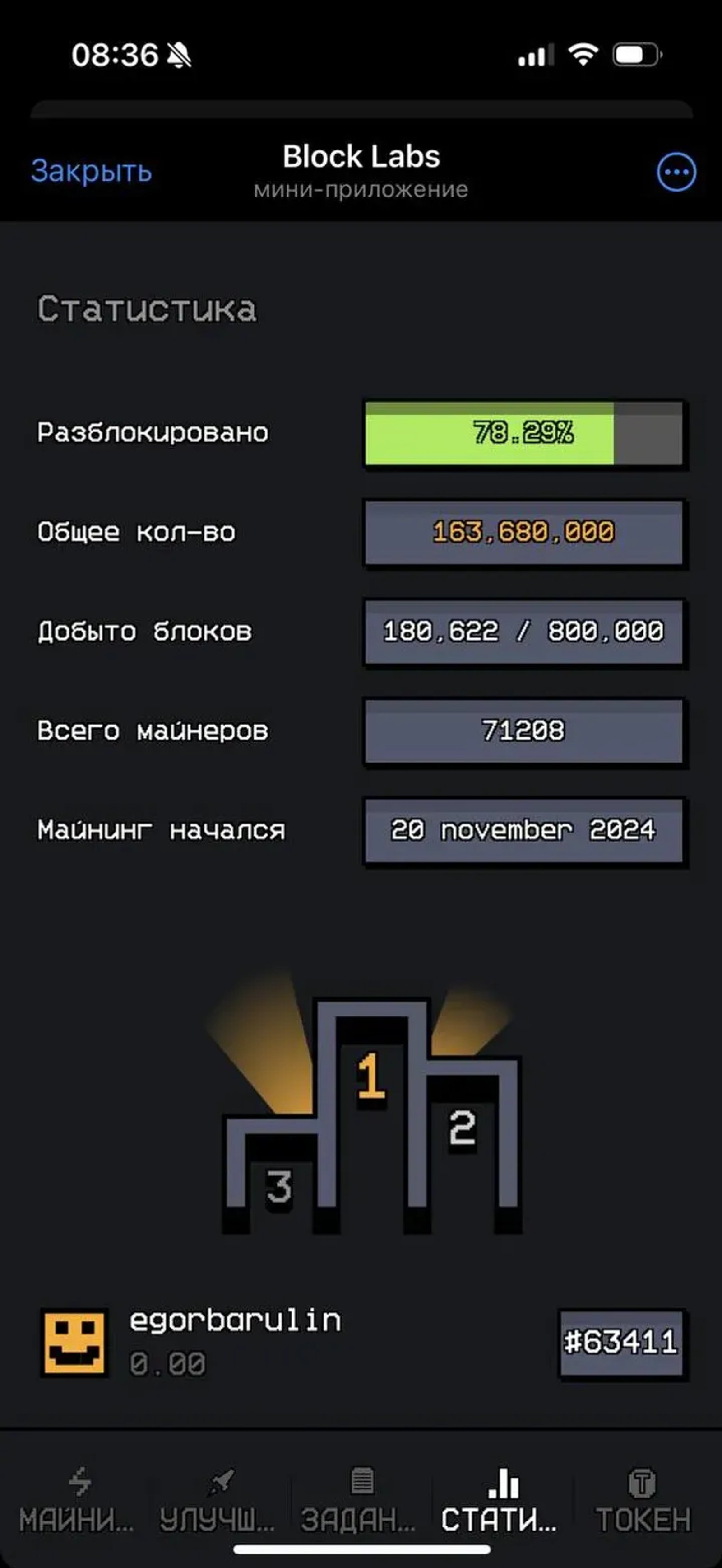 Block Labs в Телеграм — скриншот 3