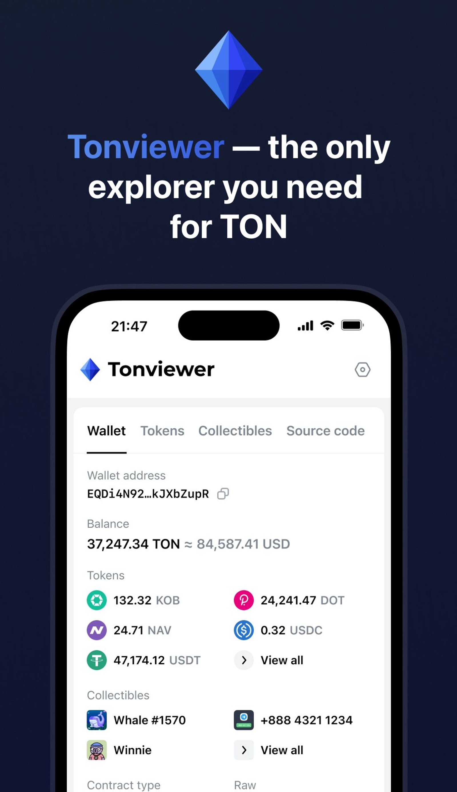 Tonviewer в Телеграм — скриншот 3