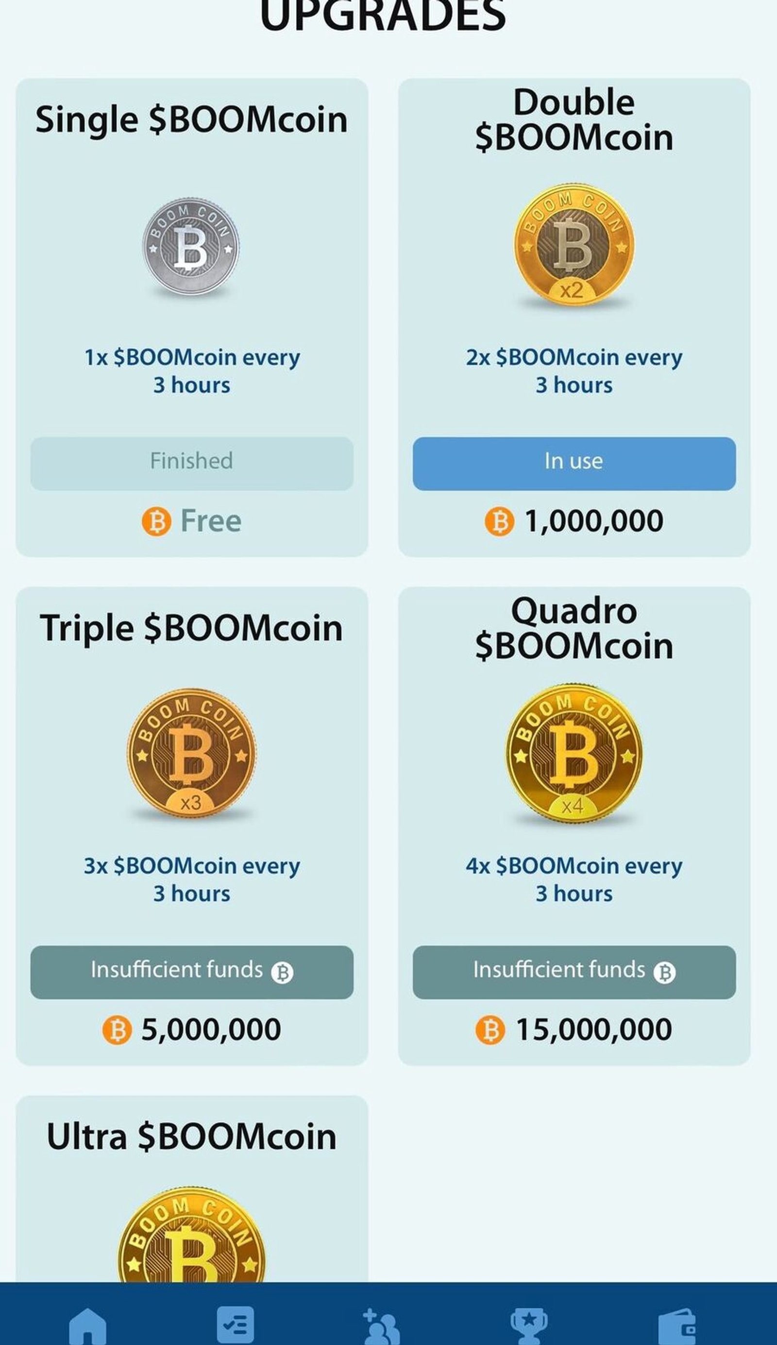 $BOOM в Телеграм — скриншот 2