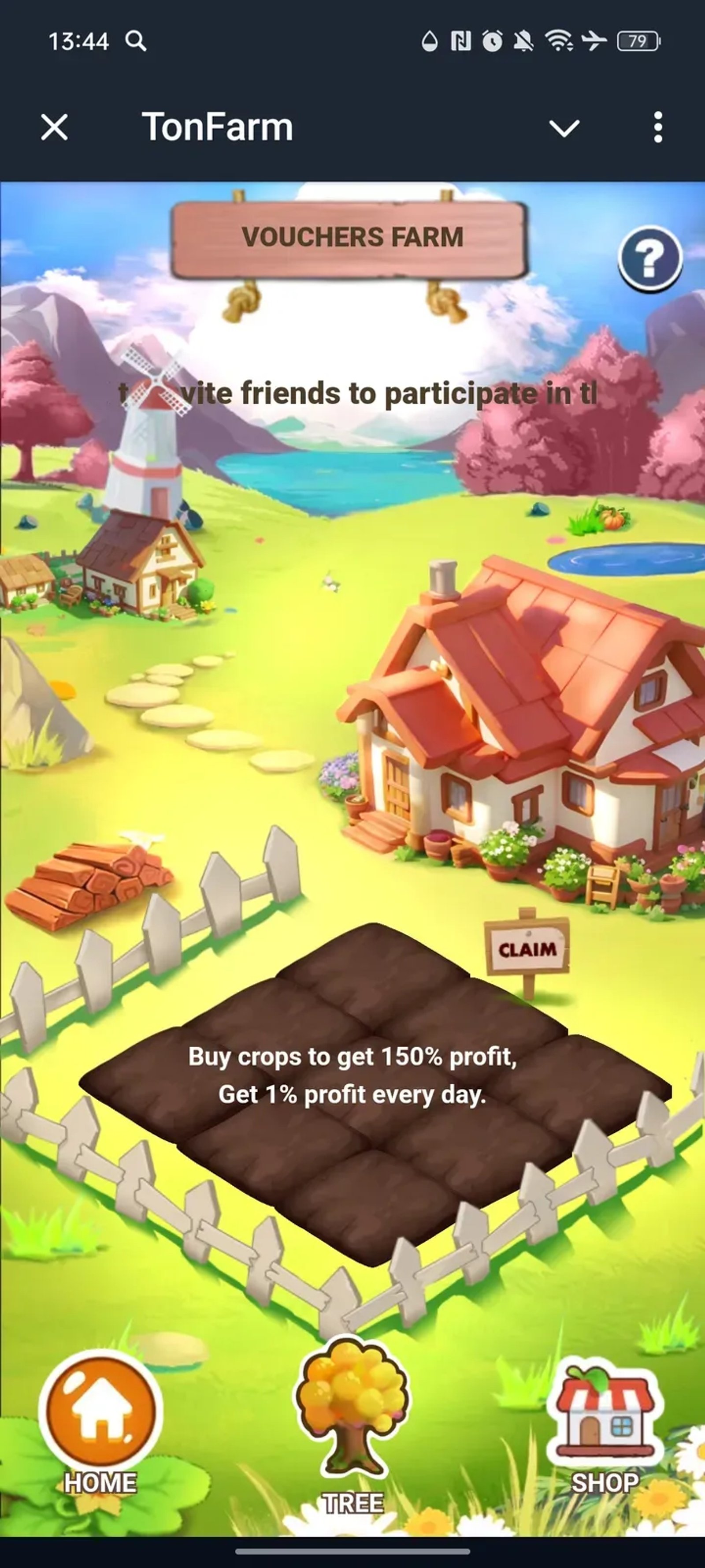 TonFarm в Телеграм — скриншот 3