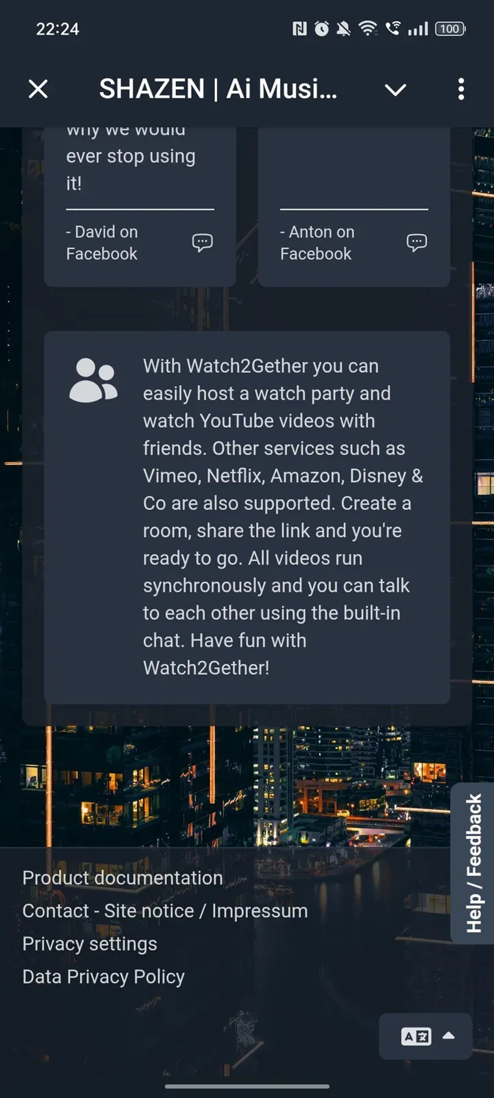 SHAZEN | Ai Music Finder в Телеграм — скриншот 4