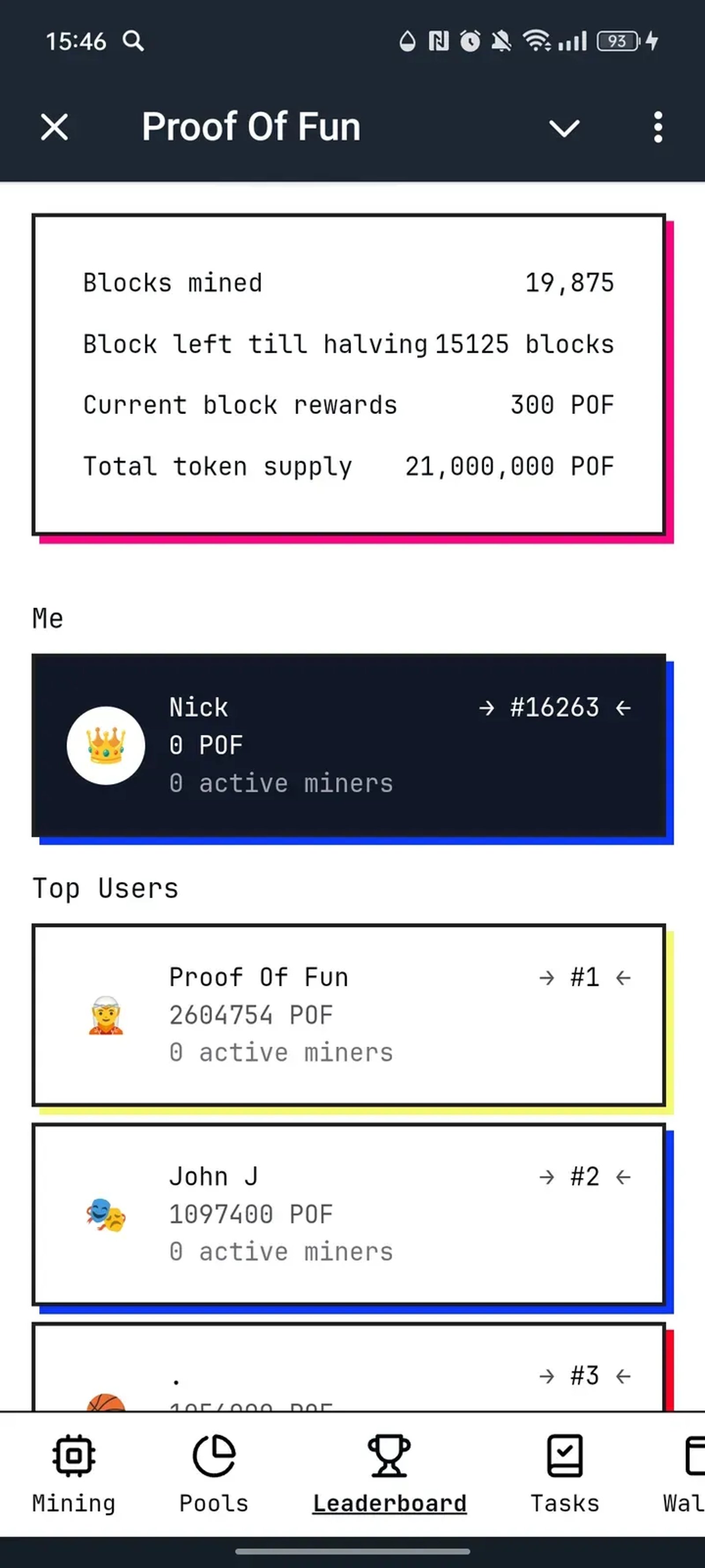 Proof Of Fun в Телеграм — скриншот 3