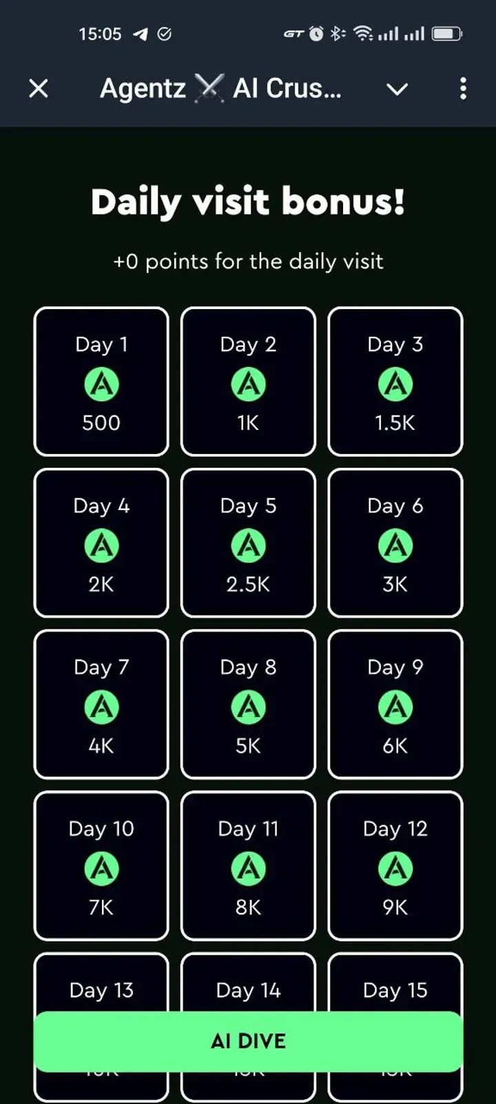 Agentz ⚔️ AI Crusade Telegram Screenshot 6