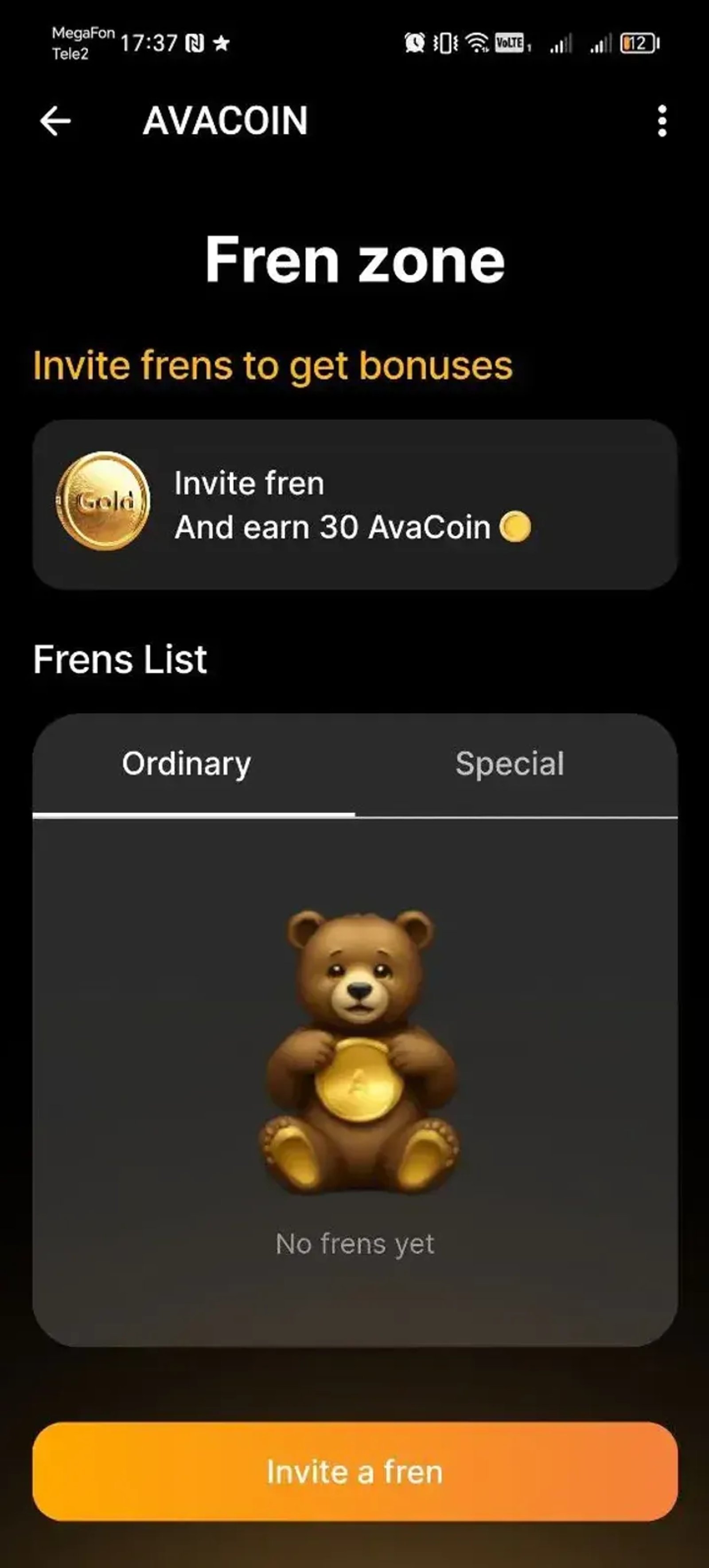 AVACOIN в Телеграм — скриншот 2