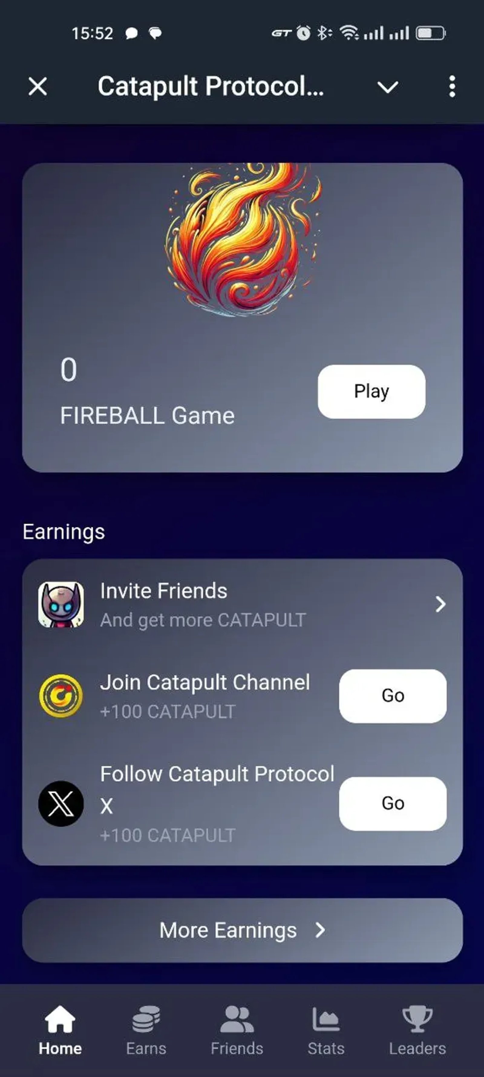 Catapult Protocol Bot в Телеграм — скриншот 6