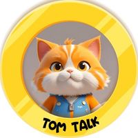 TOM TALK Logo Telegram