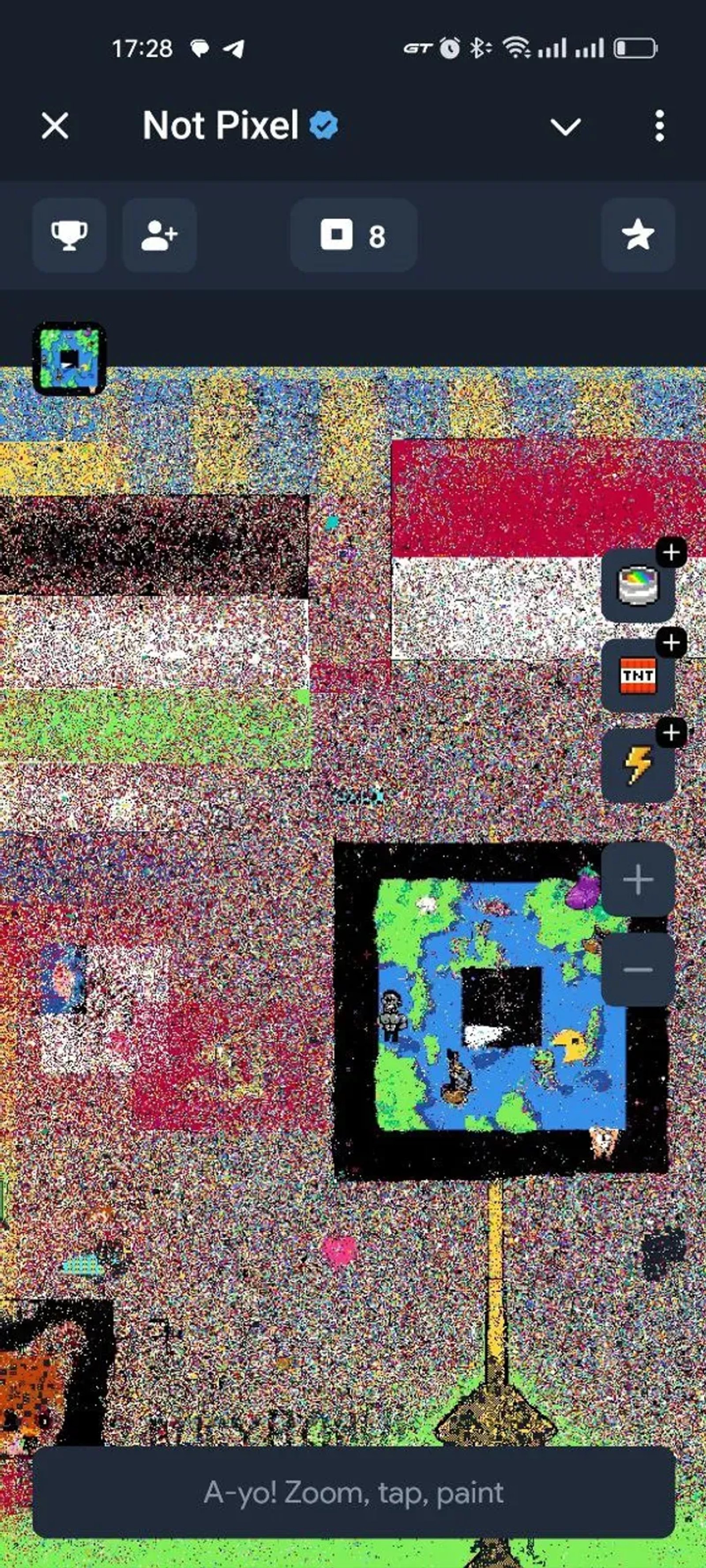 Not Pixel ✔ Telegram Screenshot 1