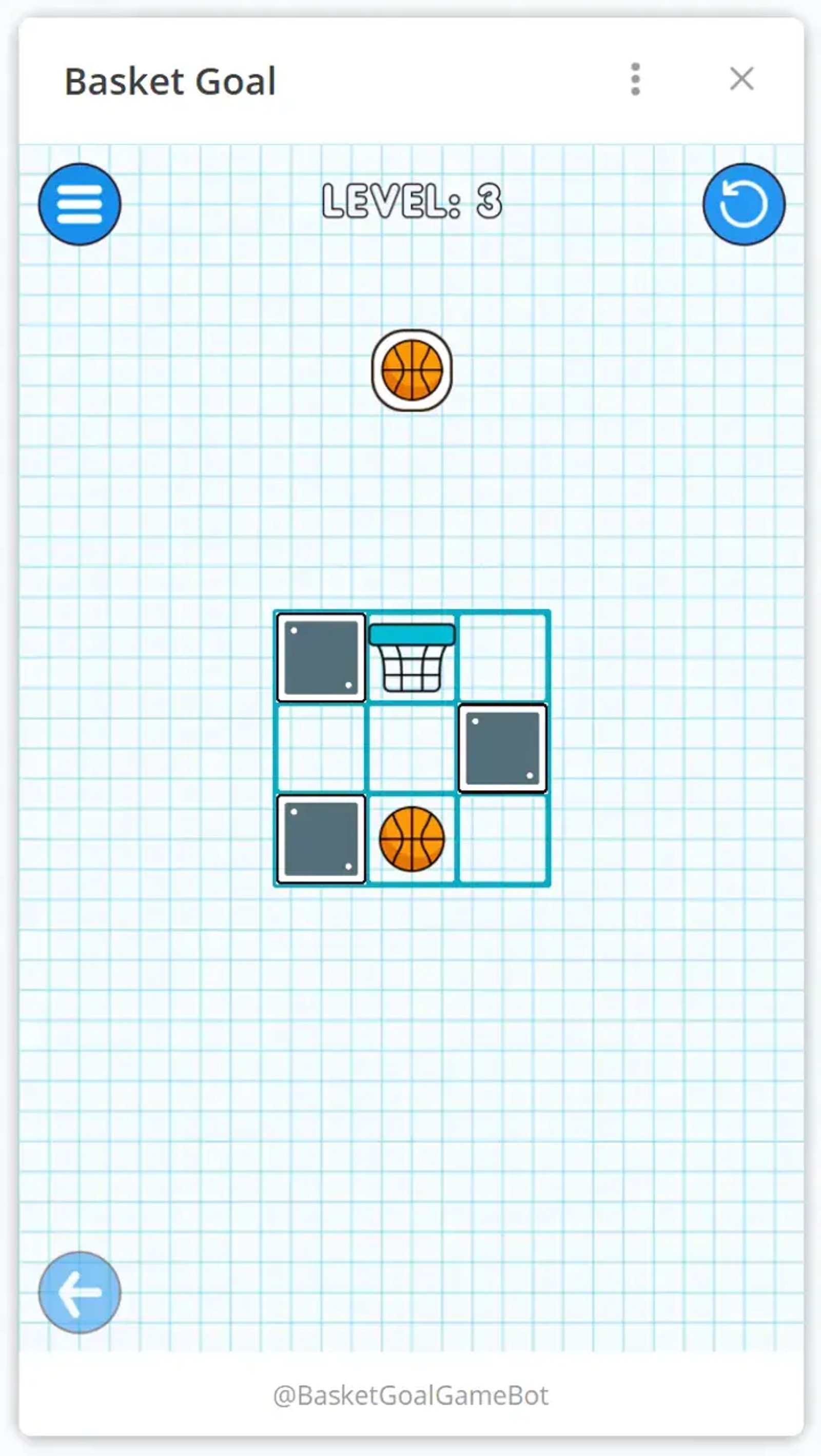 Basket Goal в Телеграм — скриншот 1