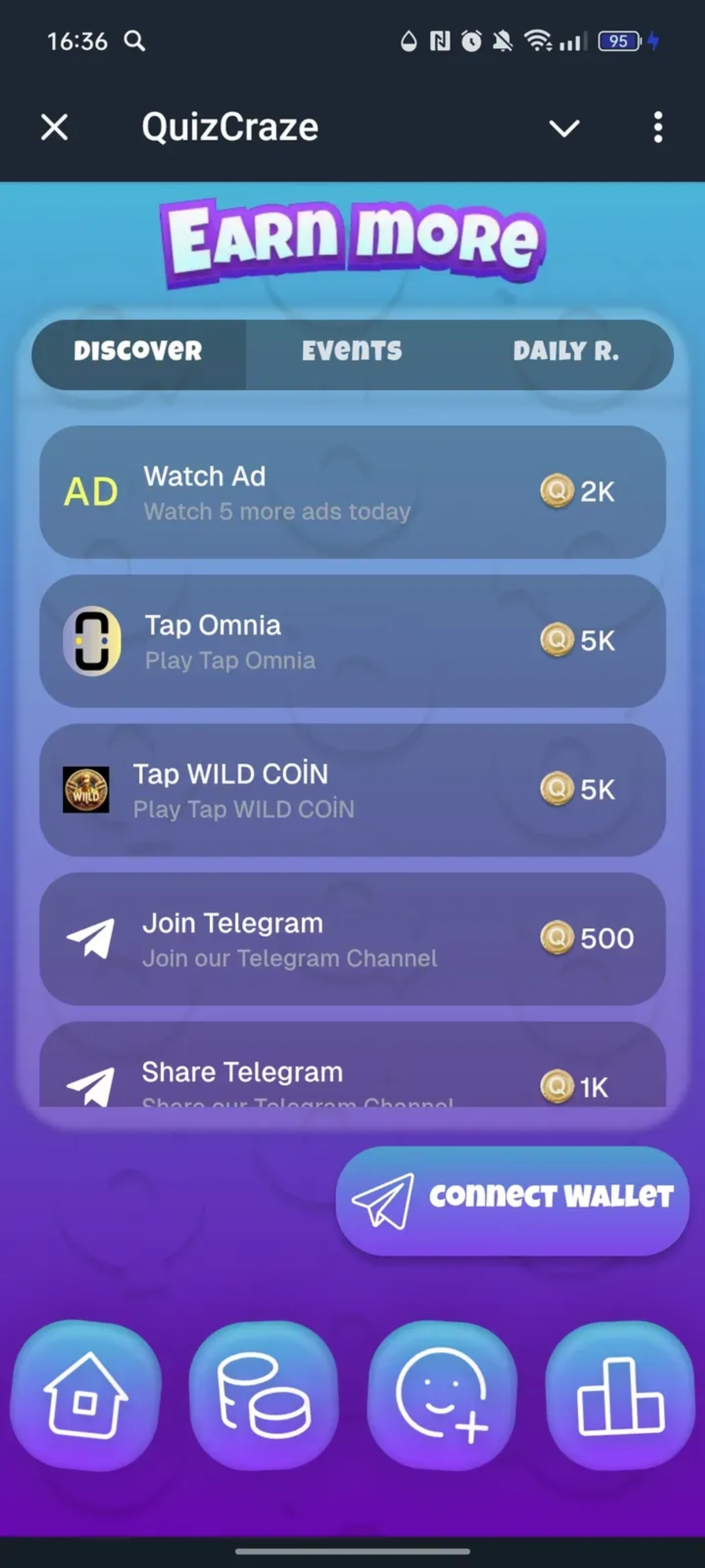 QuizCraze в Телеграм — скриншот 2