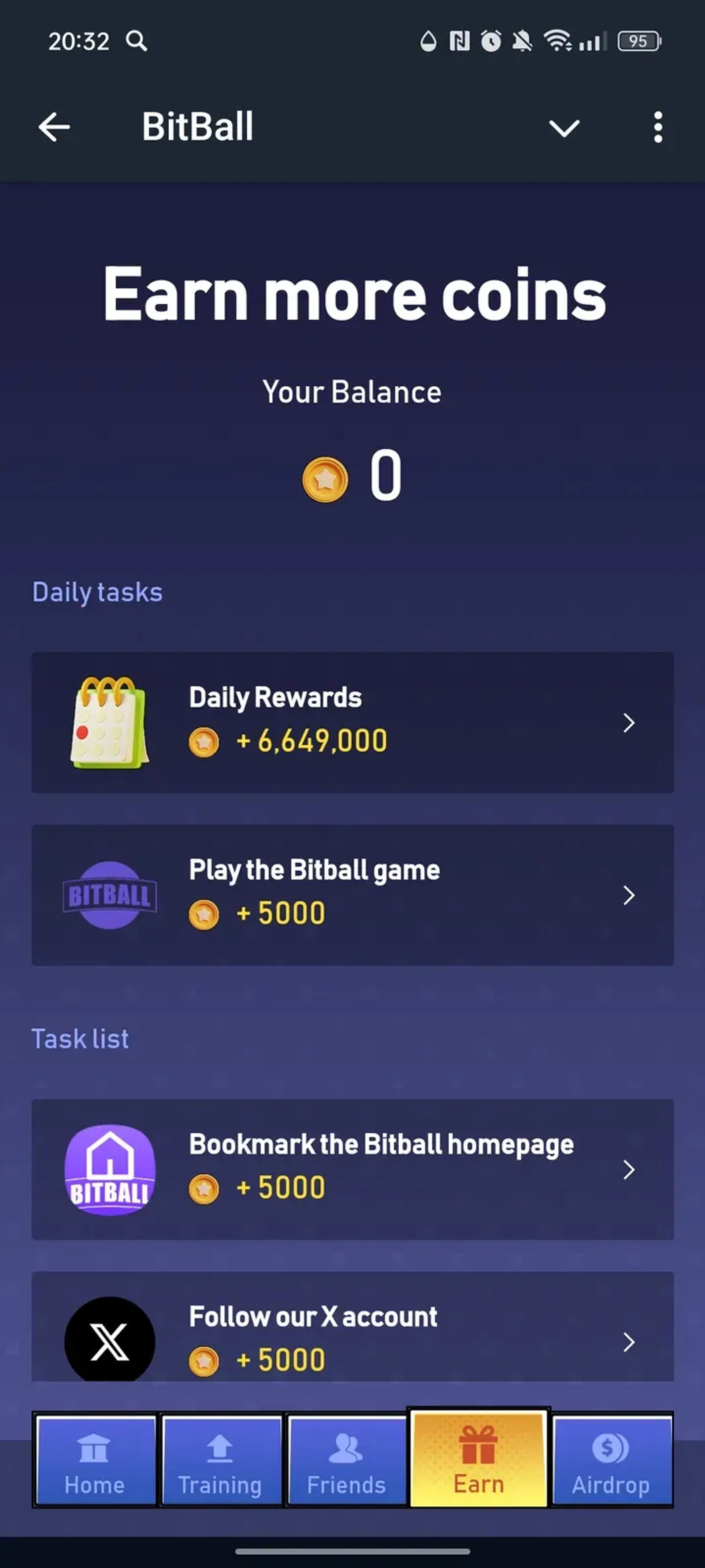 FootballTap - BitBall в Telegram — скриншот 4