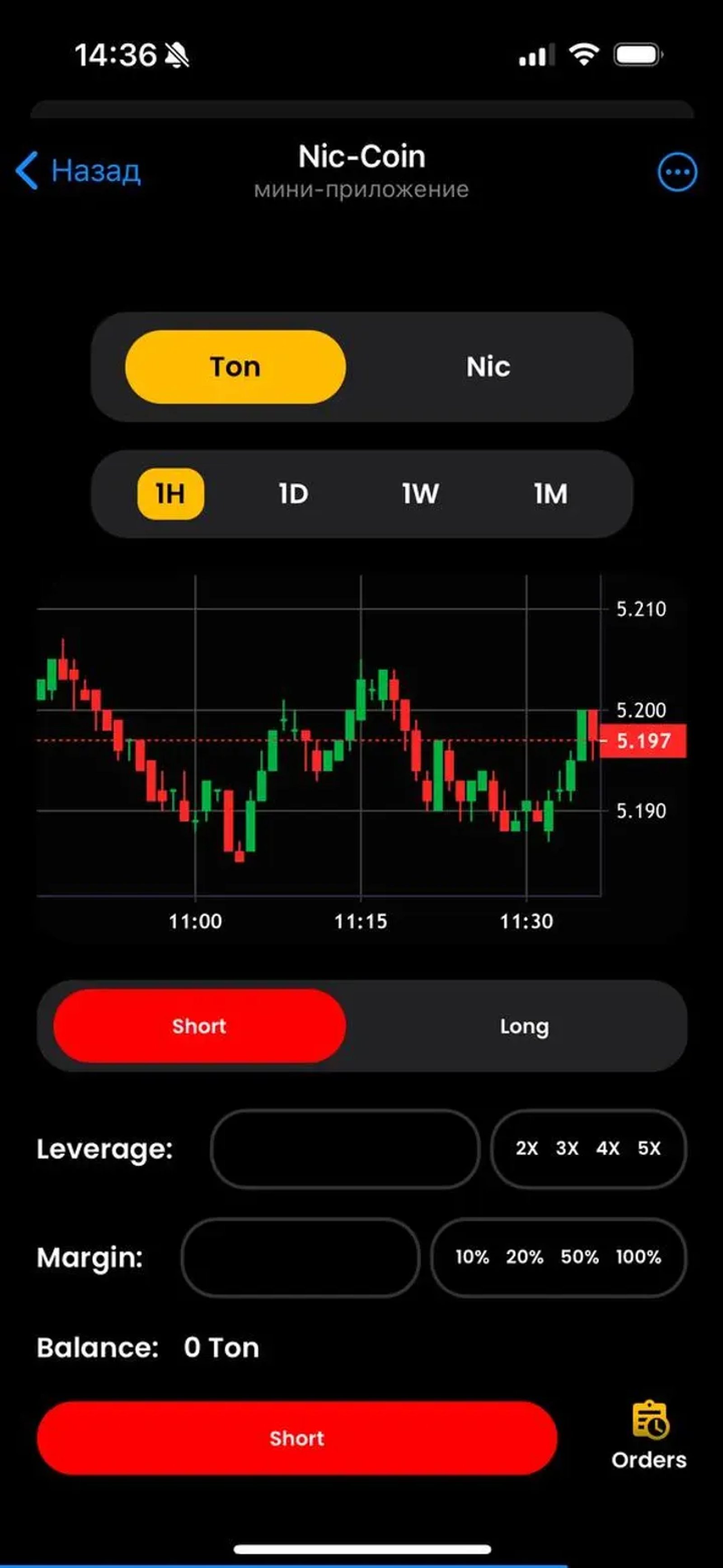 Nic-Coin в Телеграм — скриншот 3