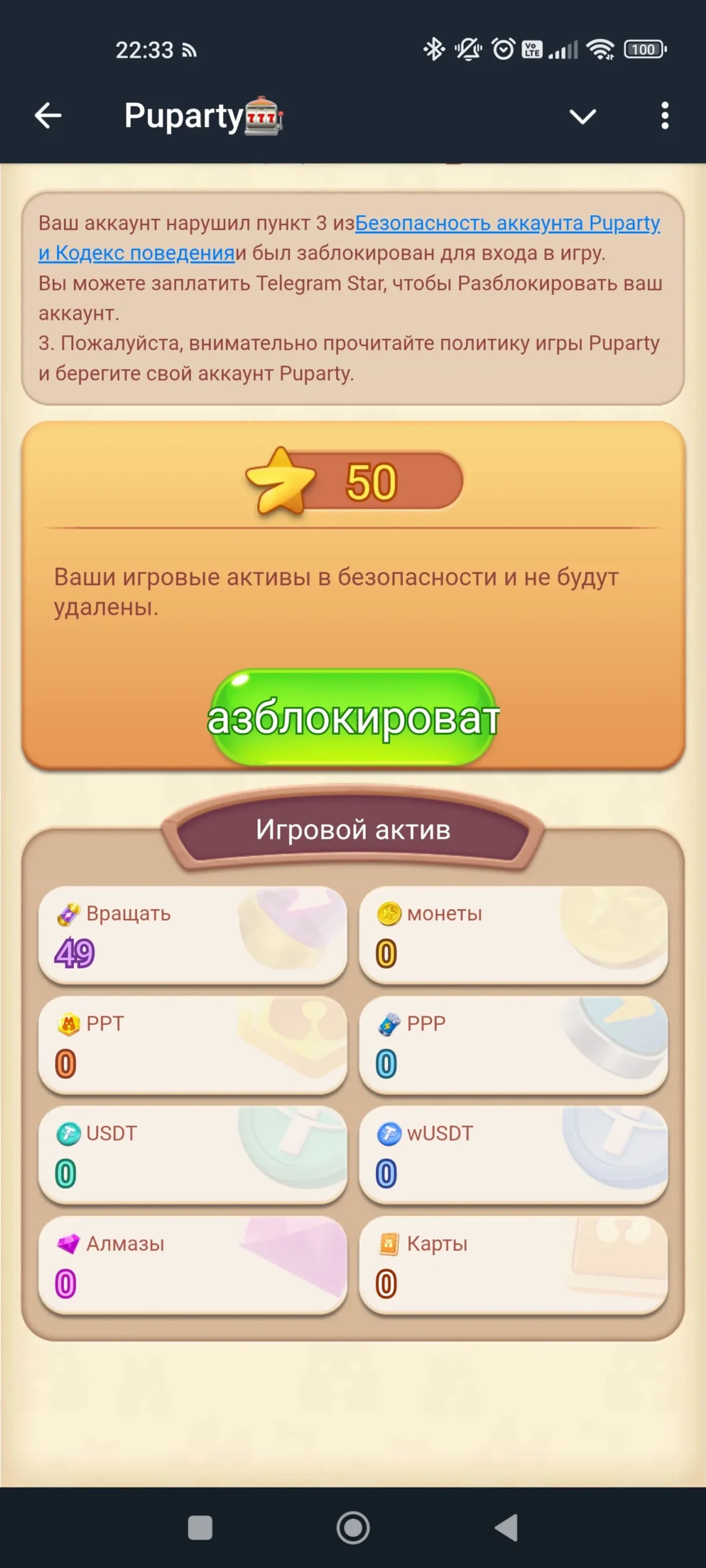 Puparty Актив