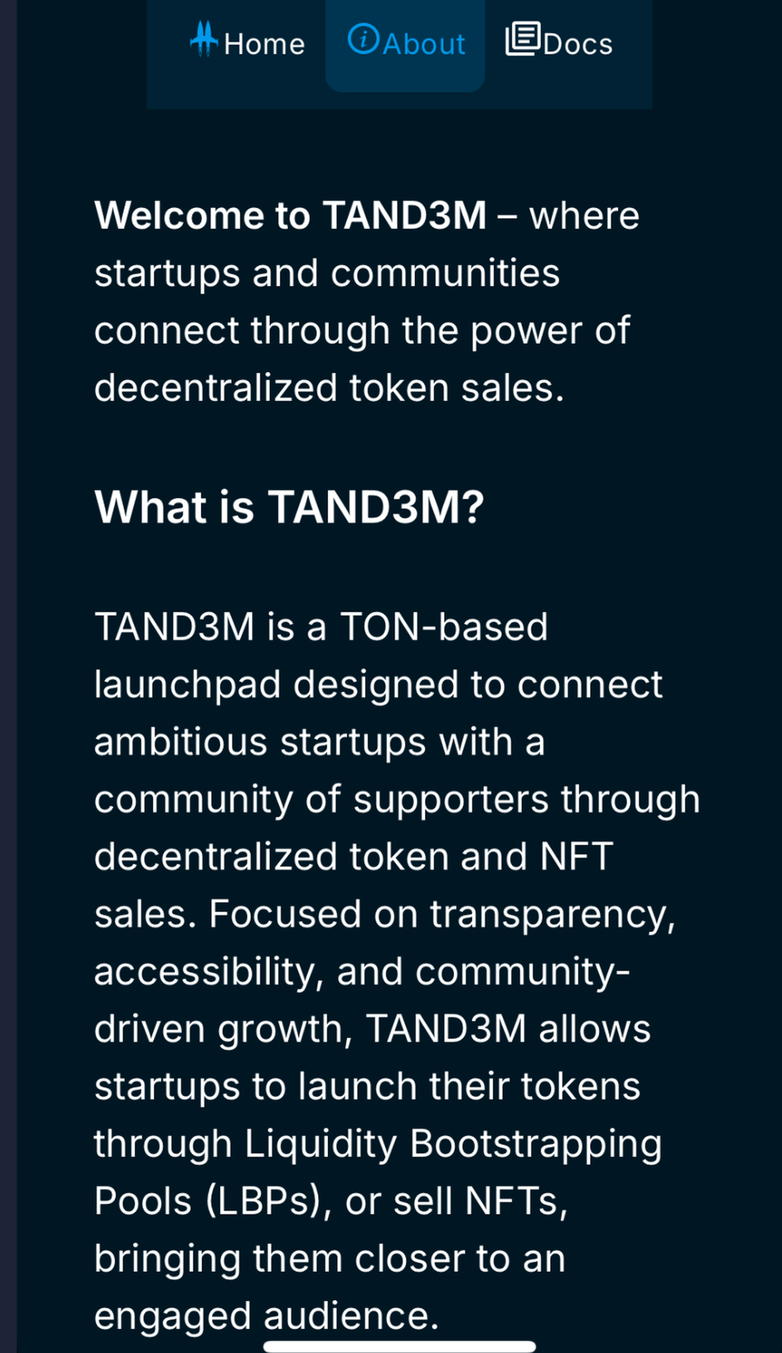 TAND3M Telegram Screenshot 5