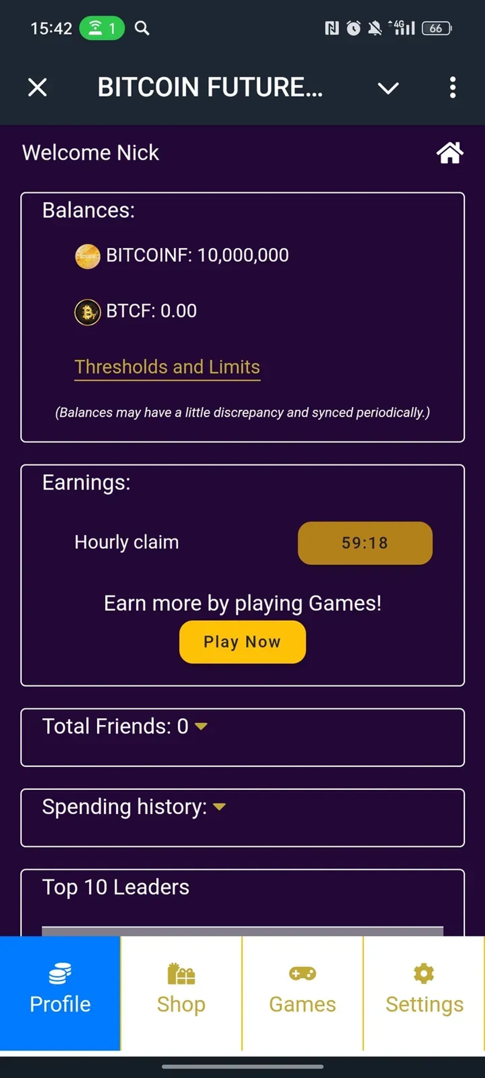 BITCOIN FUTURE AUTO BOT в Телеграм — скриншот 1
