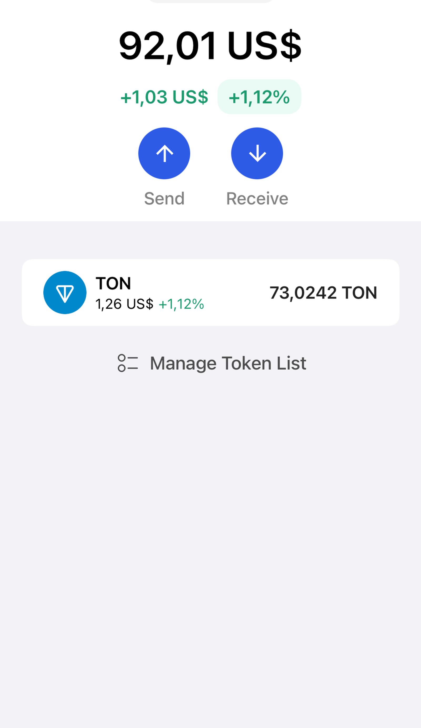 Gem Wallet в Телеграм — скриншот 1