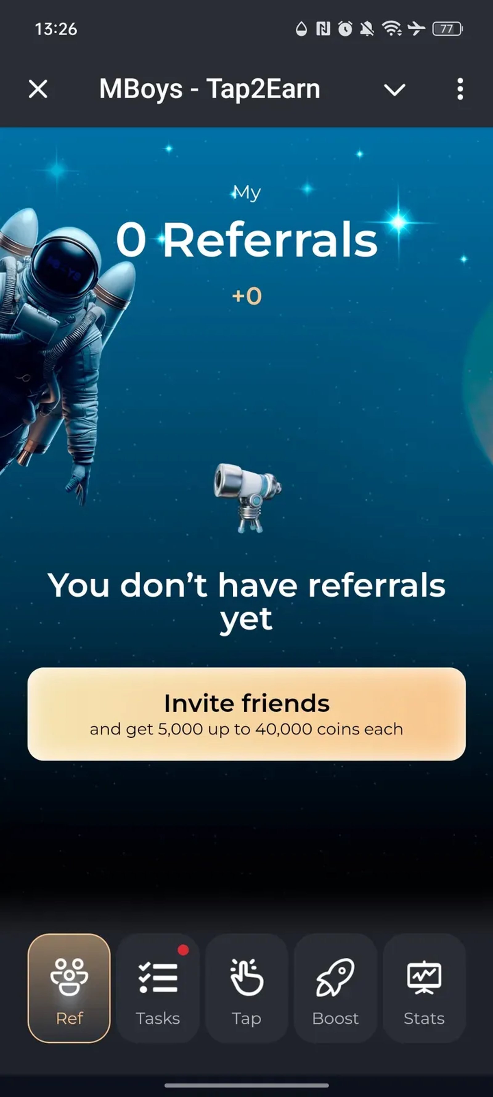 MBoys - Tap2Earn в Телеграм — скриншот 3