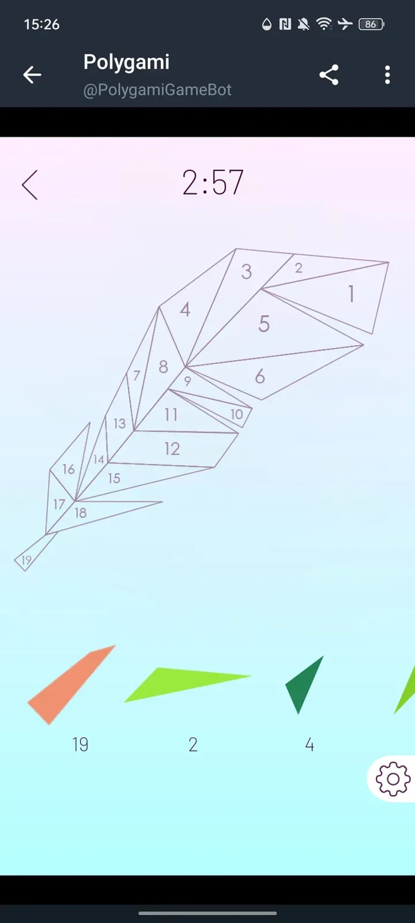Polygami Game в Телеграм — скриншот 3