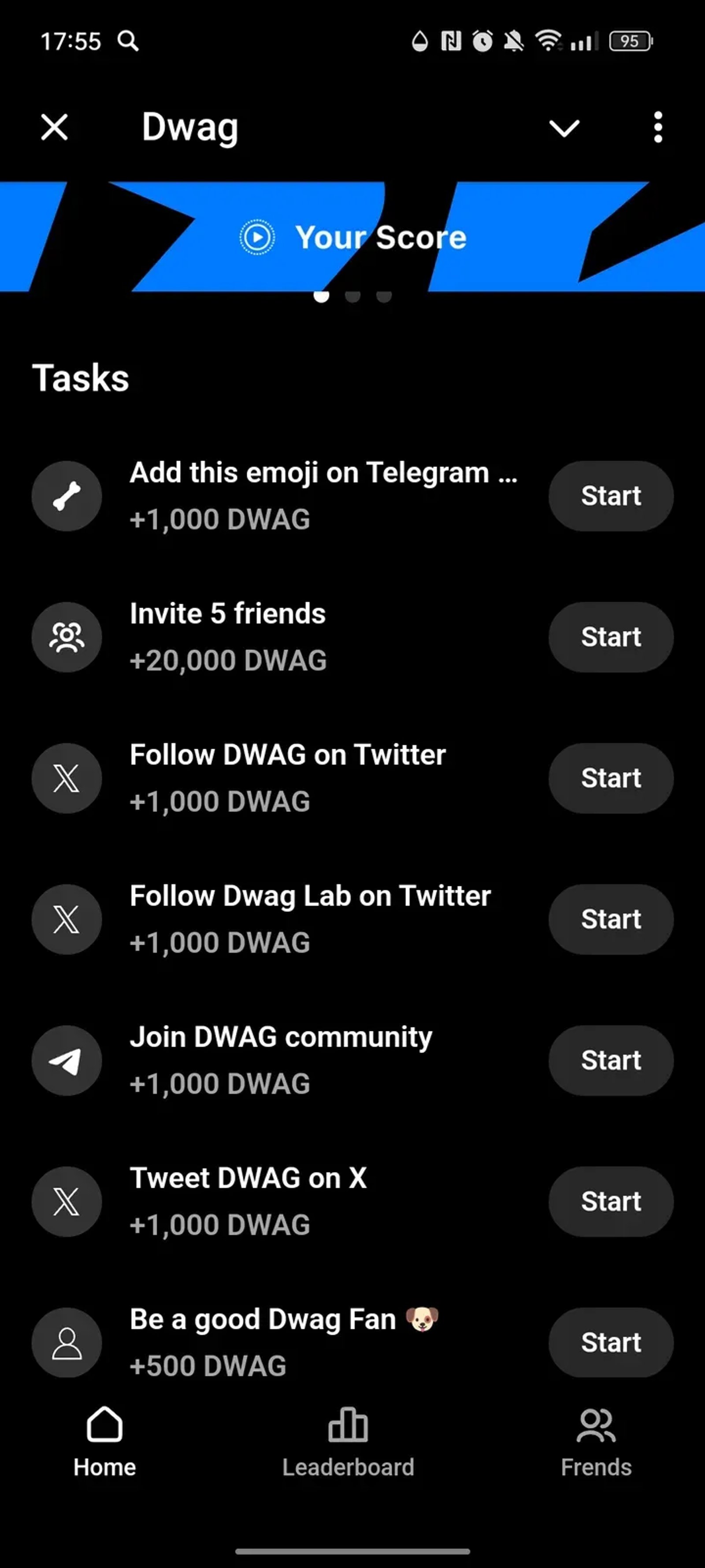 Dwag в Телеграм — скриншот 3