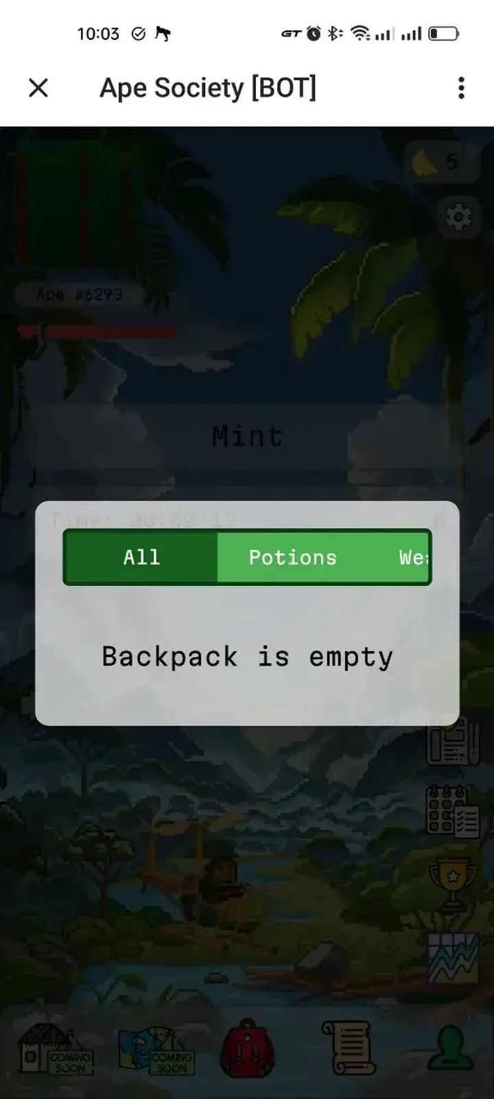 Ape Society Telegram Screenshot 3