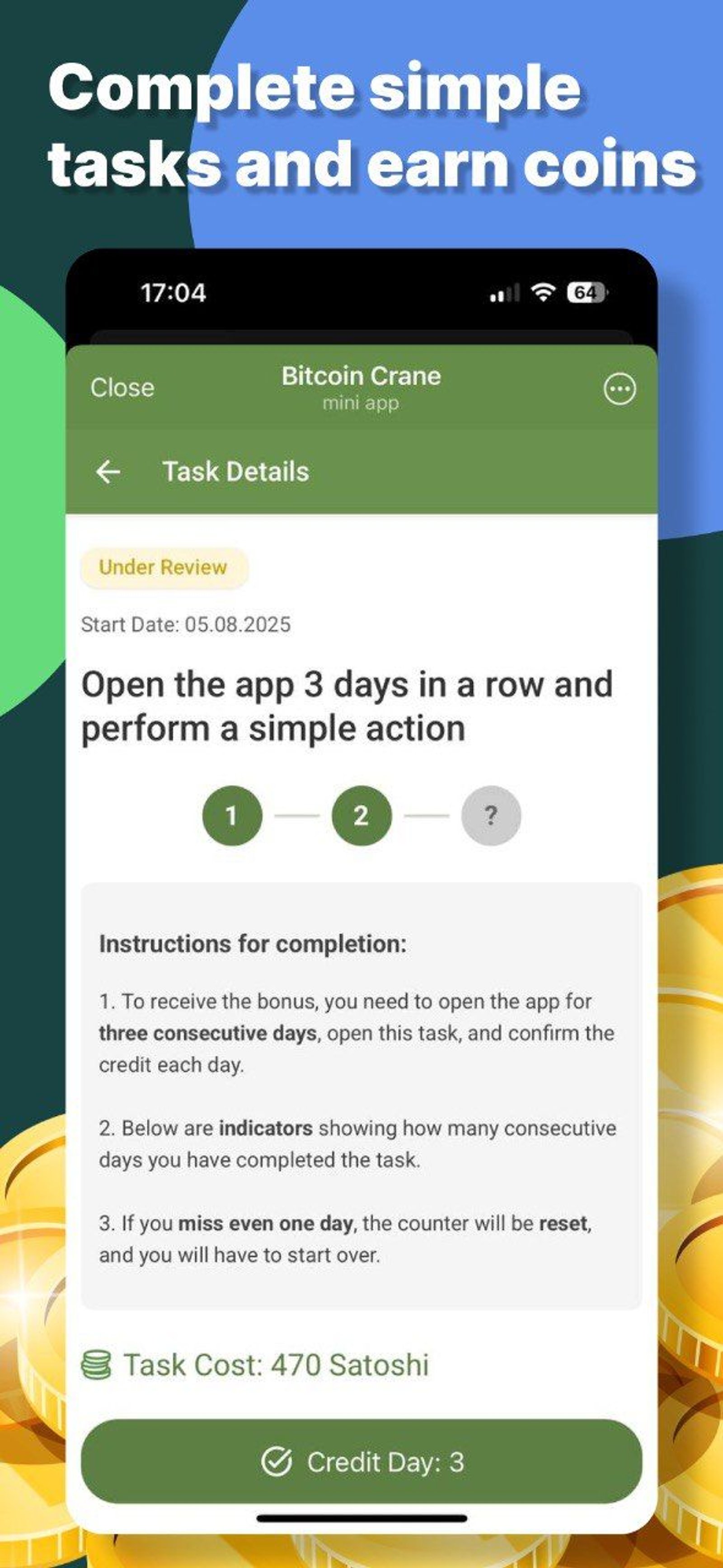 Bitcoin Crane Telegram Screenshot 3