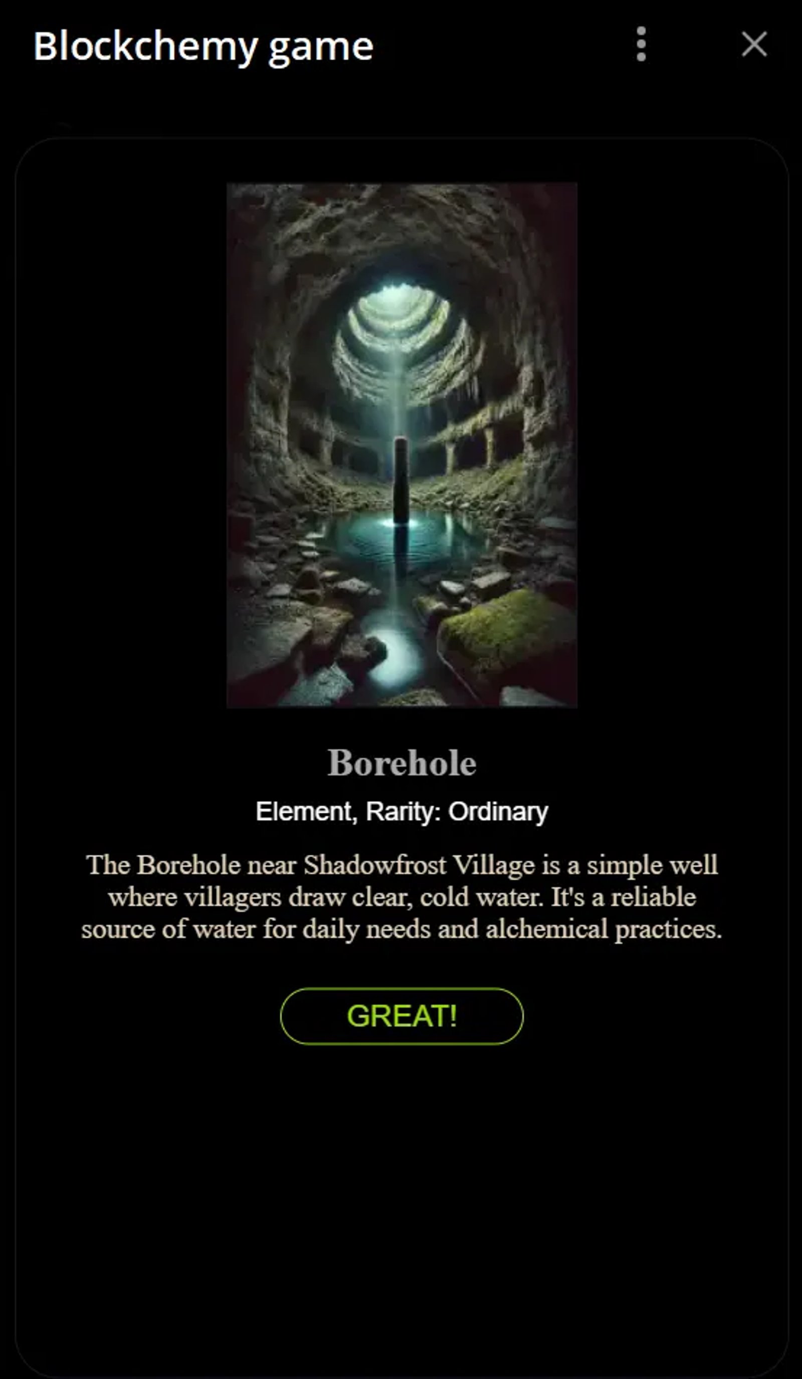 Blockchemy game в Телеграм — скриншот 6