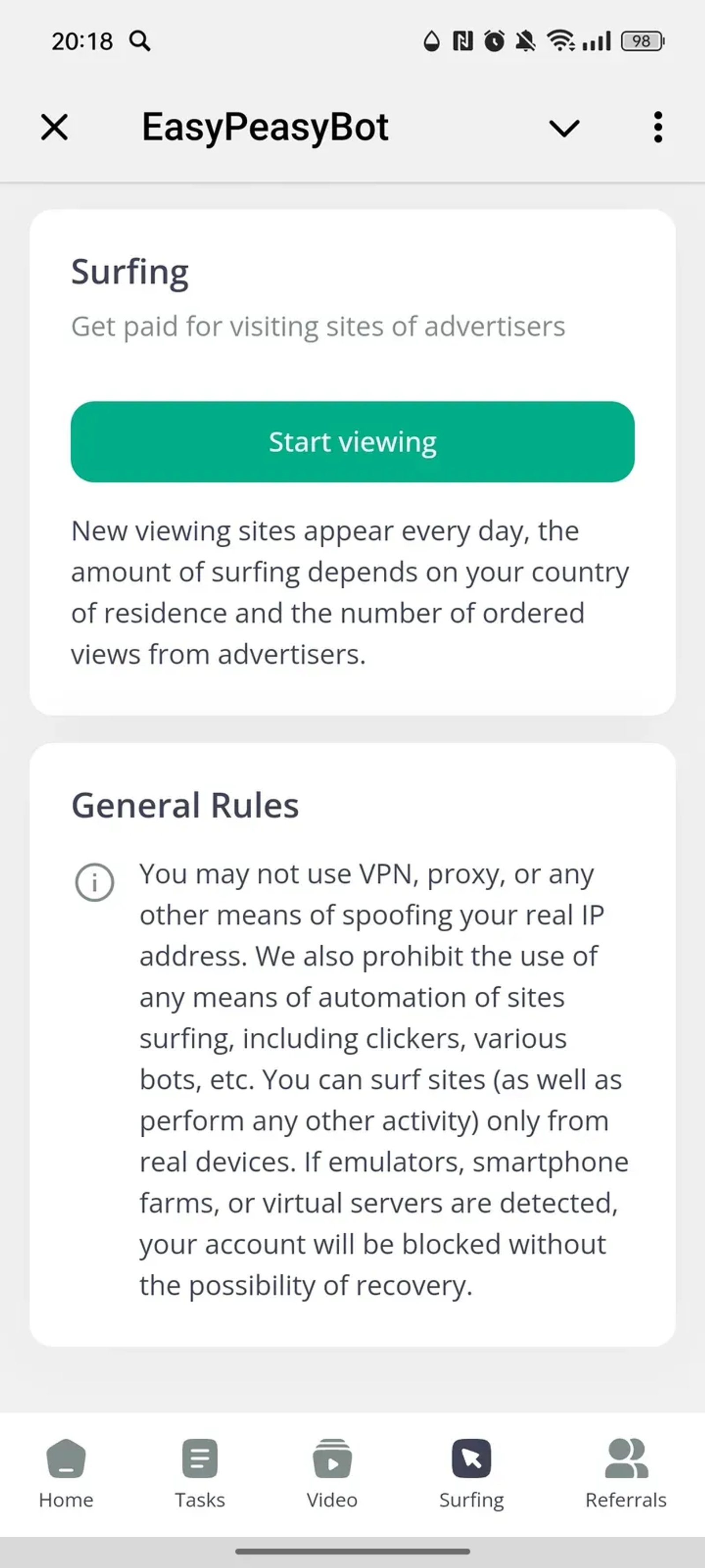 EasyPeasyBot Telegram Screenshot 4