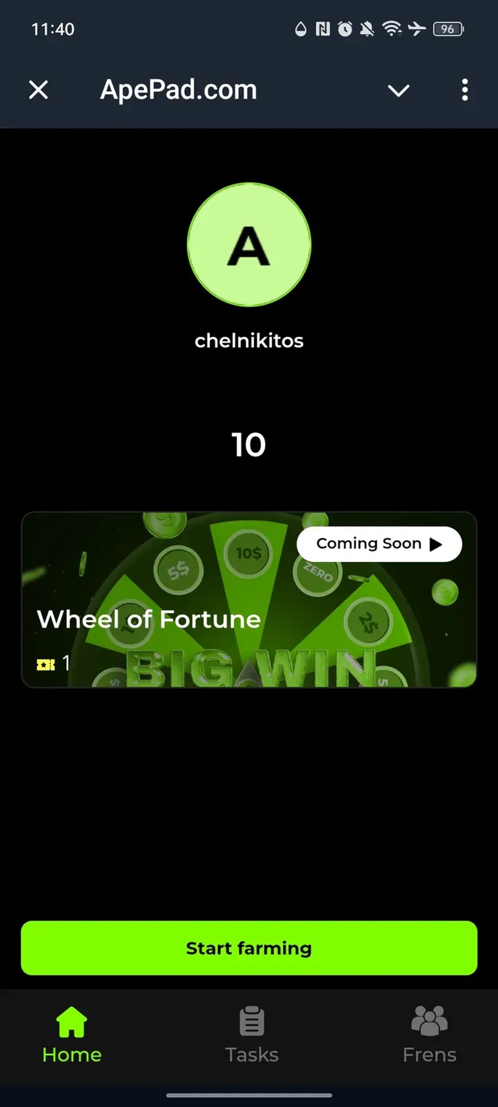 ApePad.com в Телеграм — скриншот 2