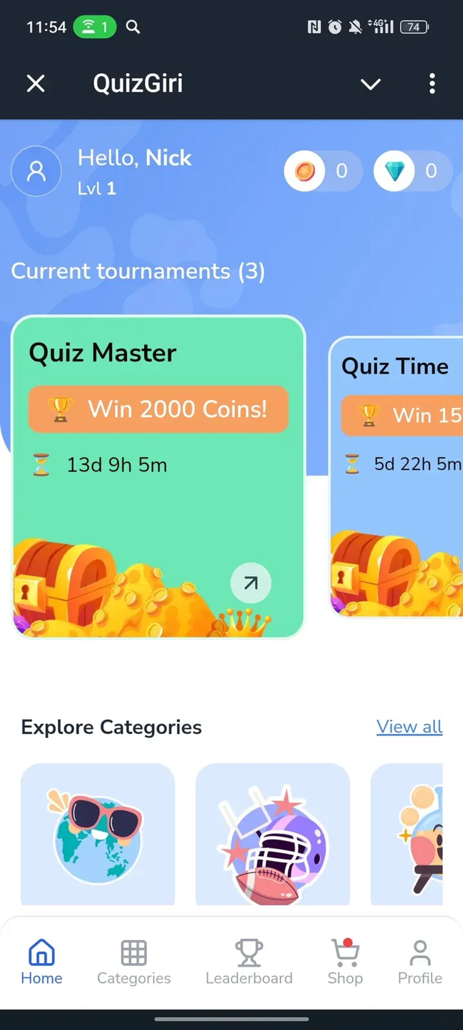 QuizGiri Telegram Screenshot 1