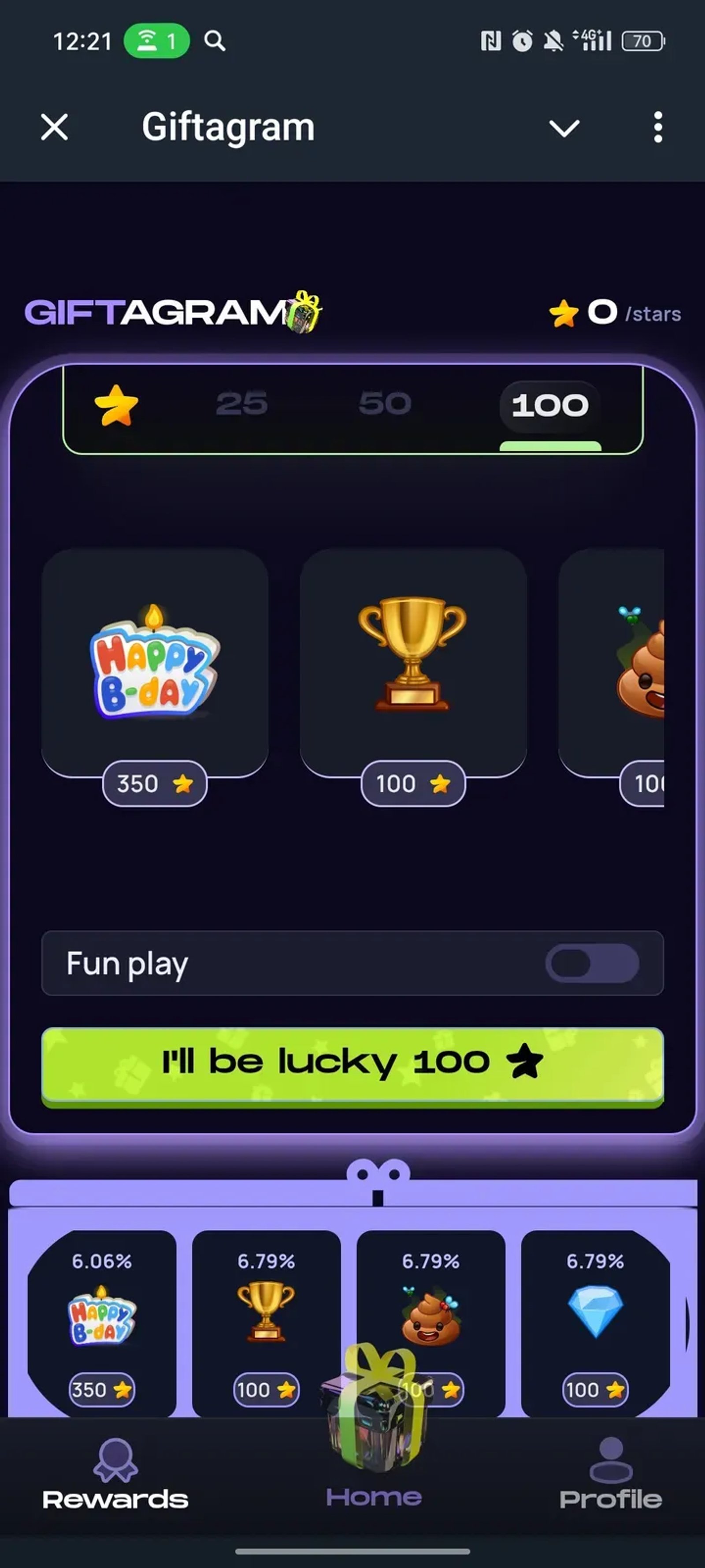 Giftagram в Телеграм — скриншот 4
