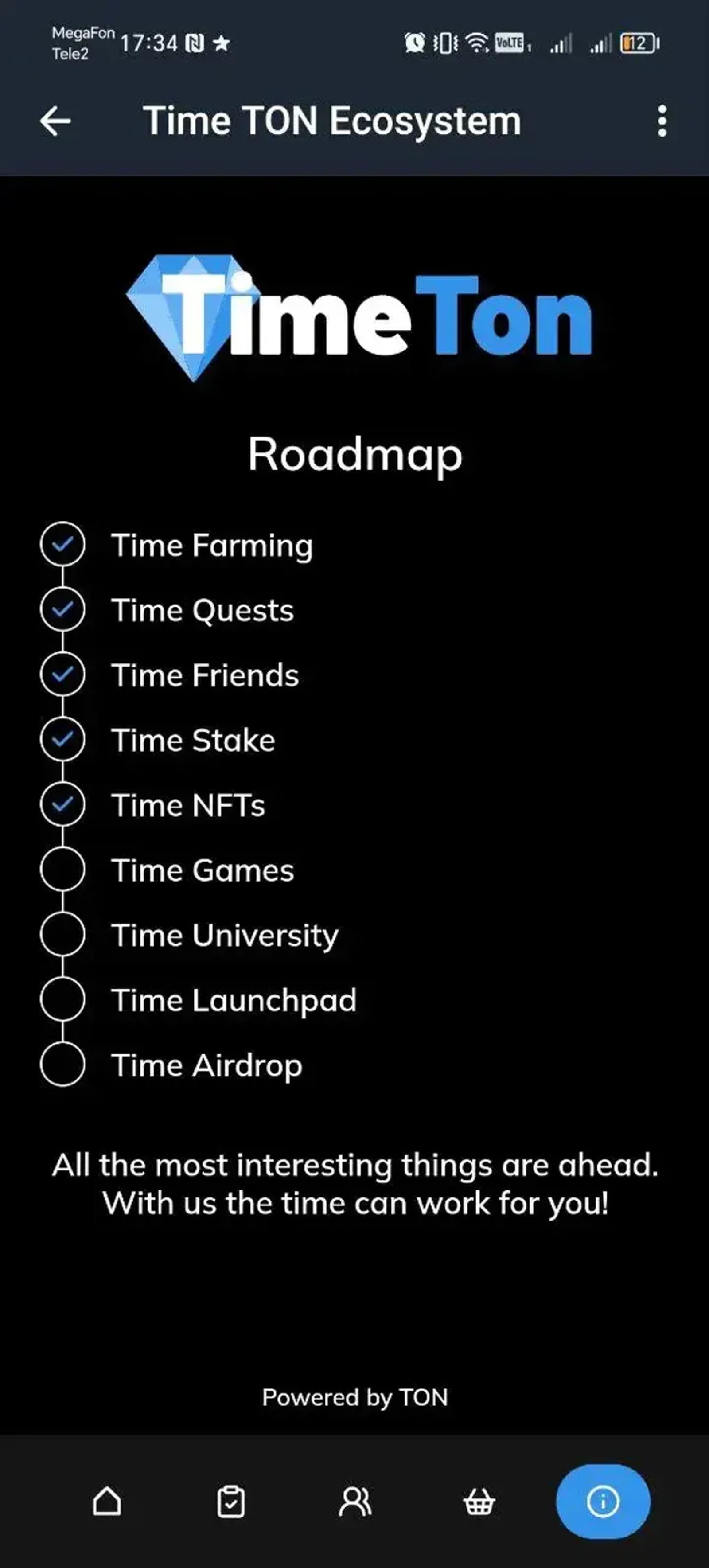 Time TON Ecosystem в Телеграм — скриншот 3