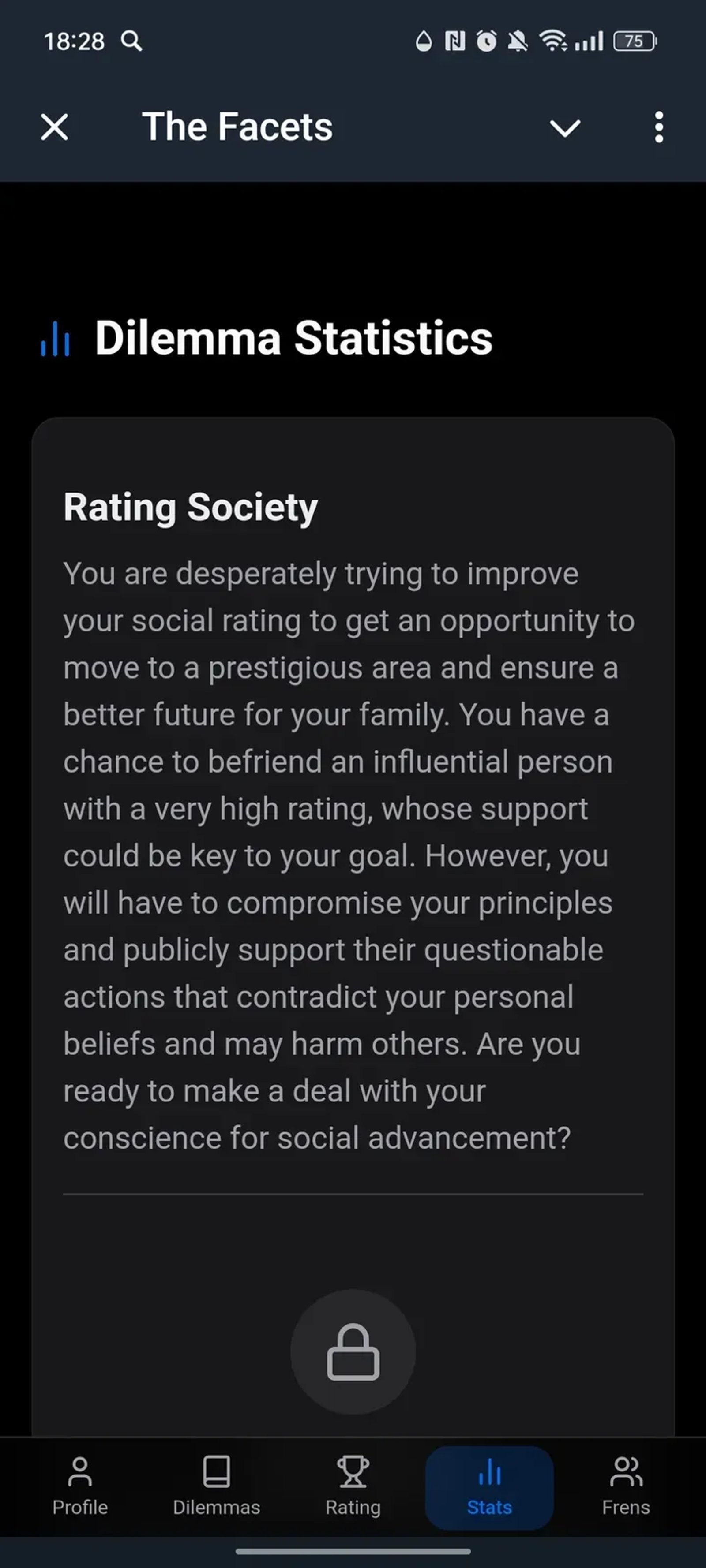 The Facets в Телеграм — скриншот 3