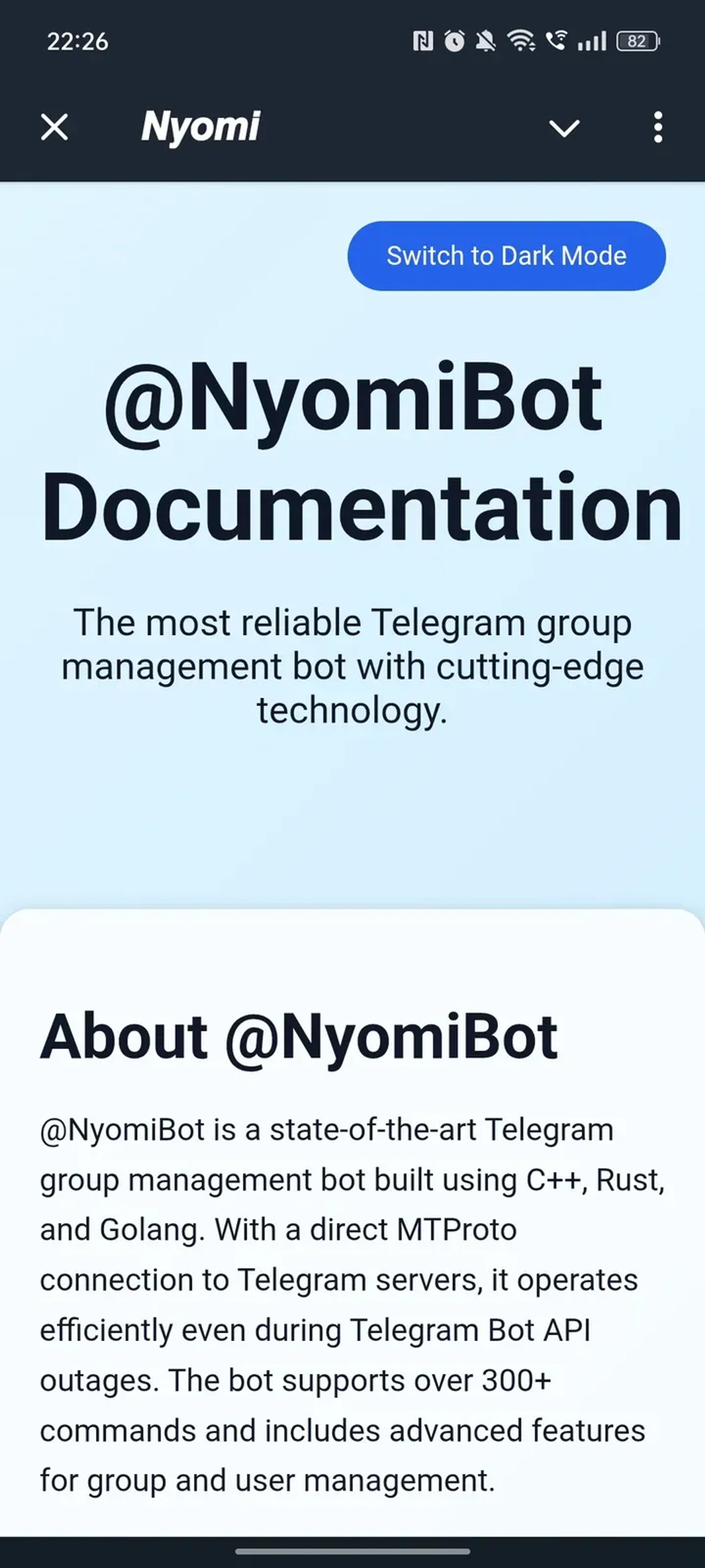 nyomibot Telegram Screenshot 2