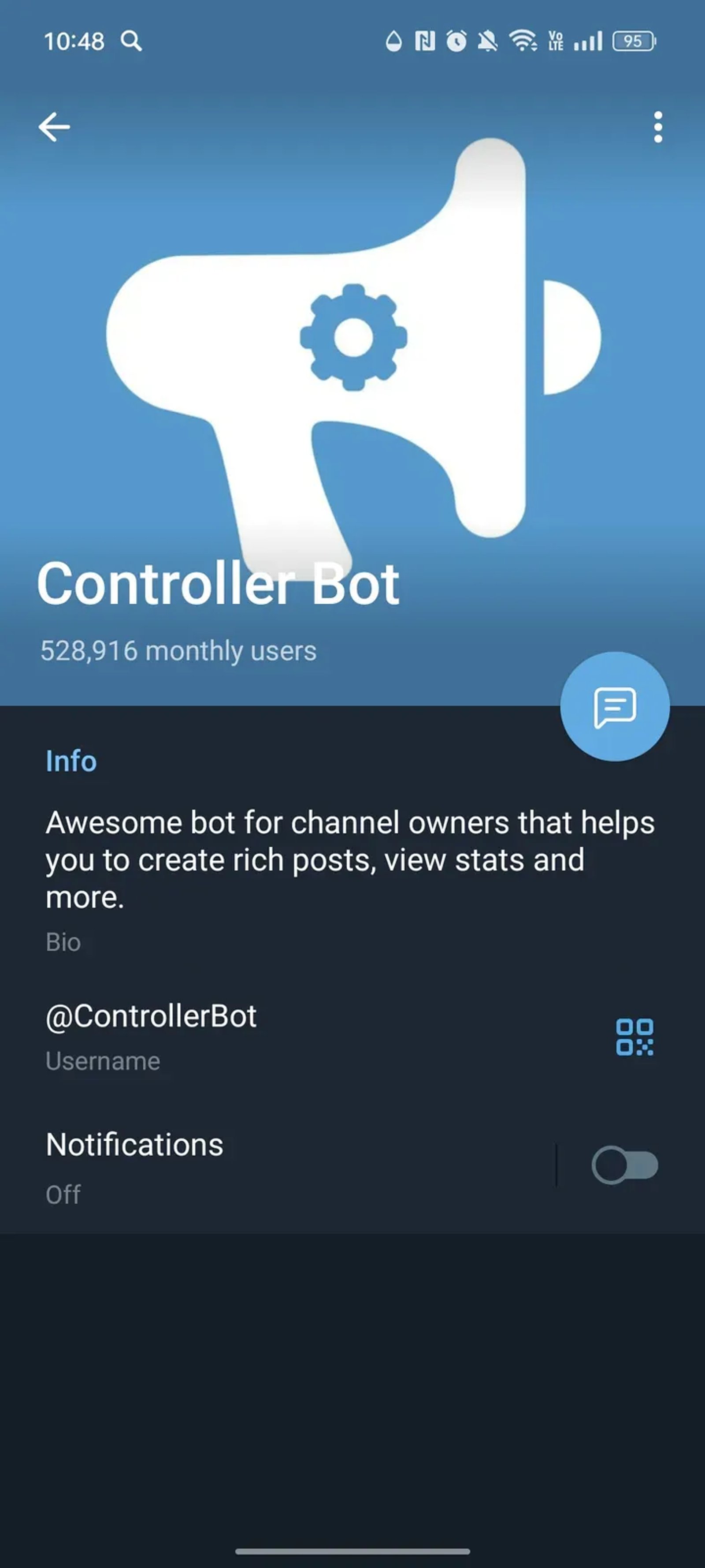 Controller Bot в Телеграм — скриншот 4