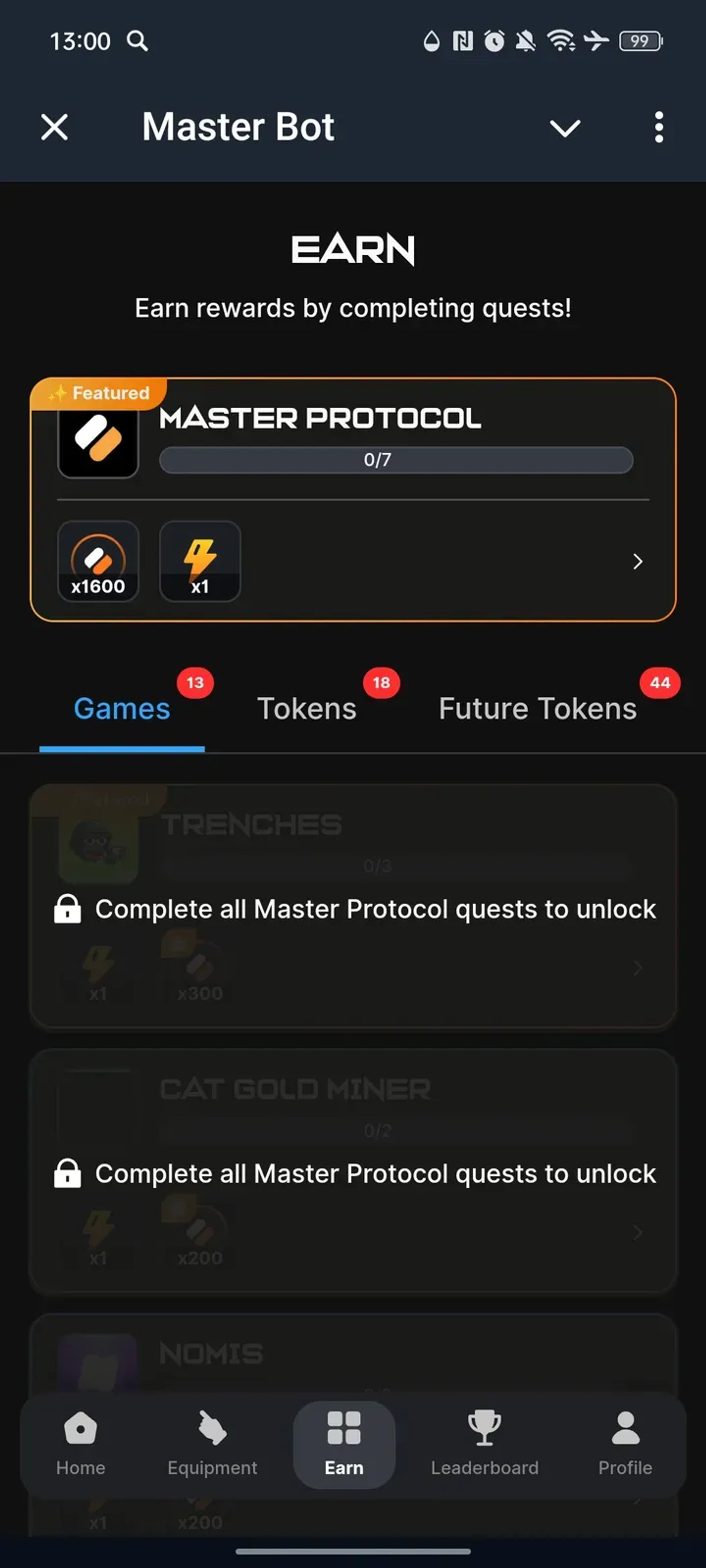 Master Bot в Телеграм — скриншот 3