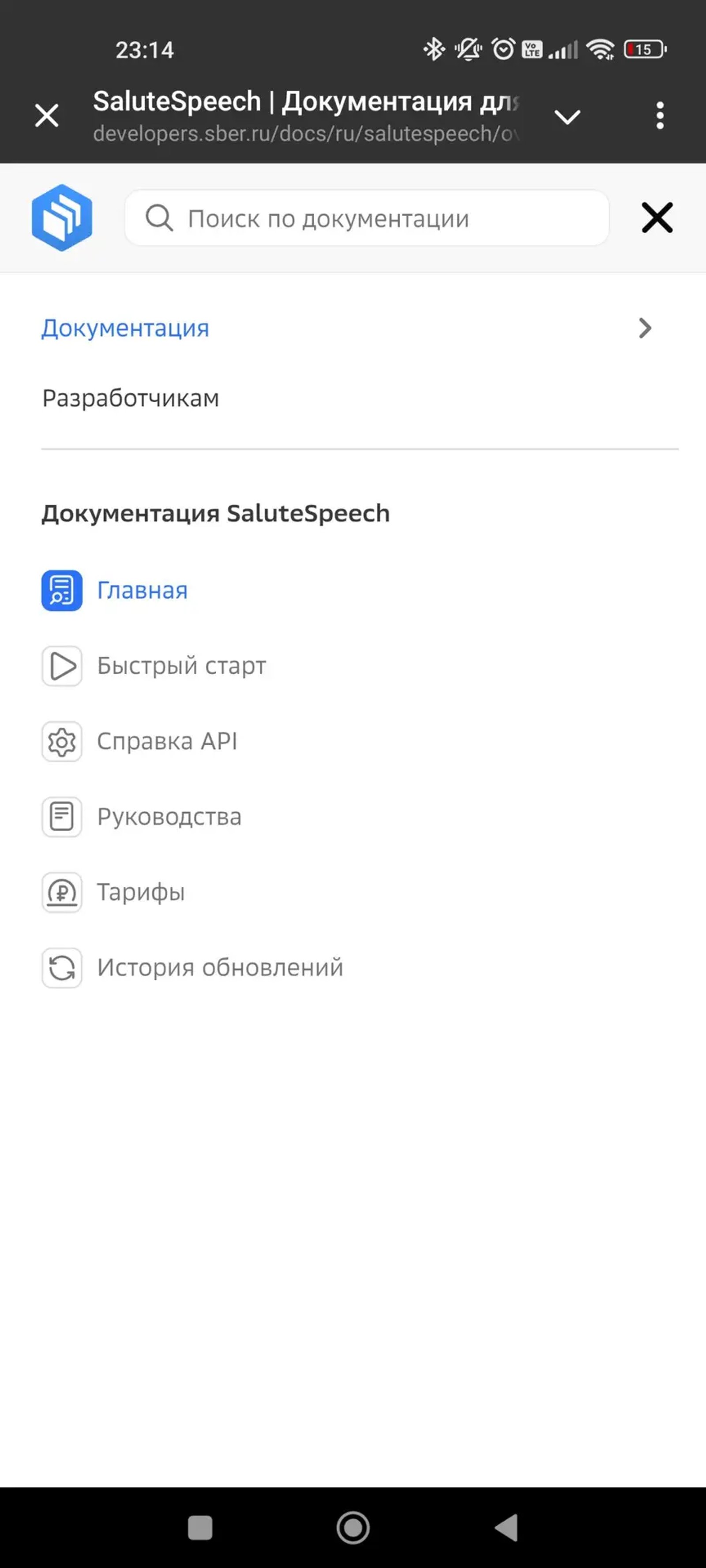 SaluteSpeech Bot Документация