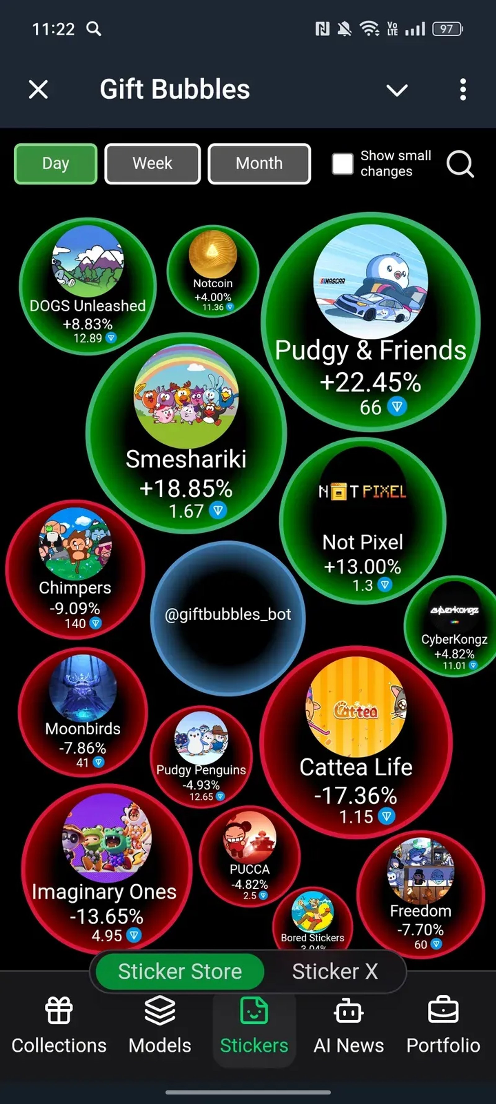 Gift Bubbles в Телеграм — скриншот 3