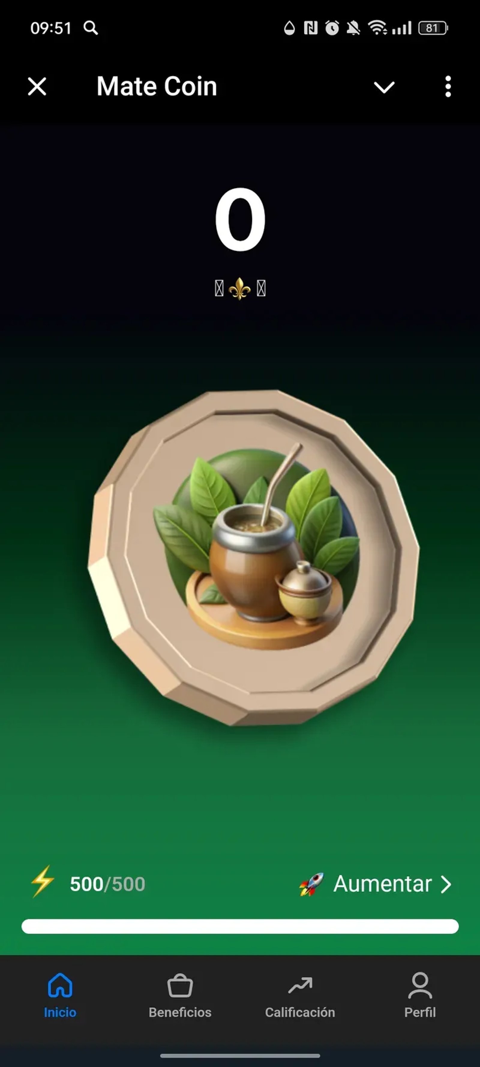 Mate Coin в Телеграм — скриншот 1