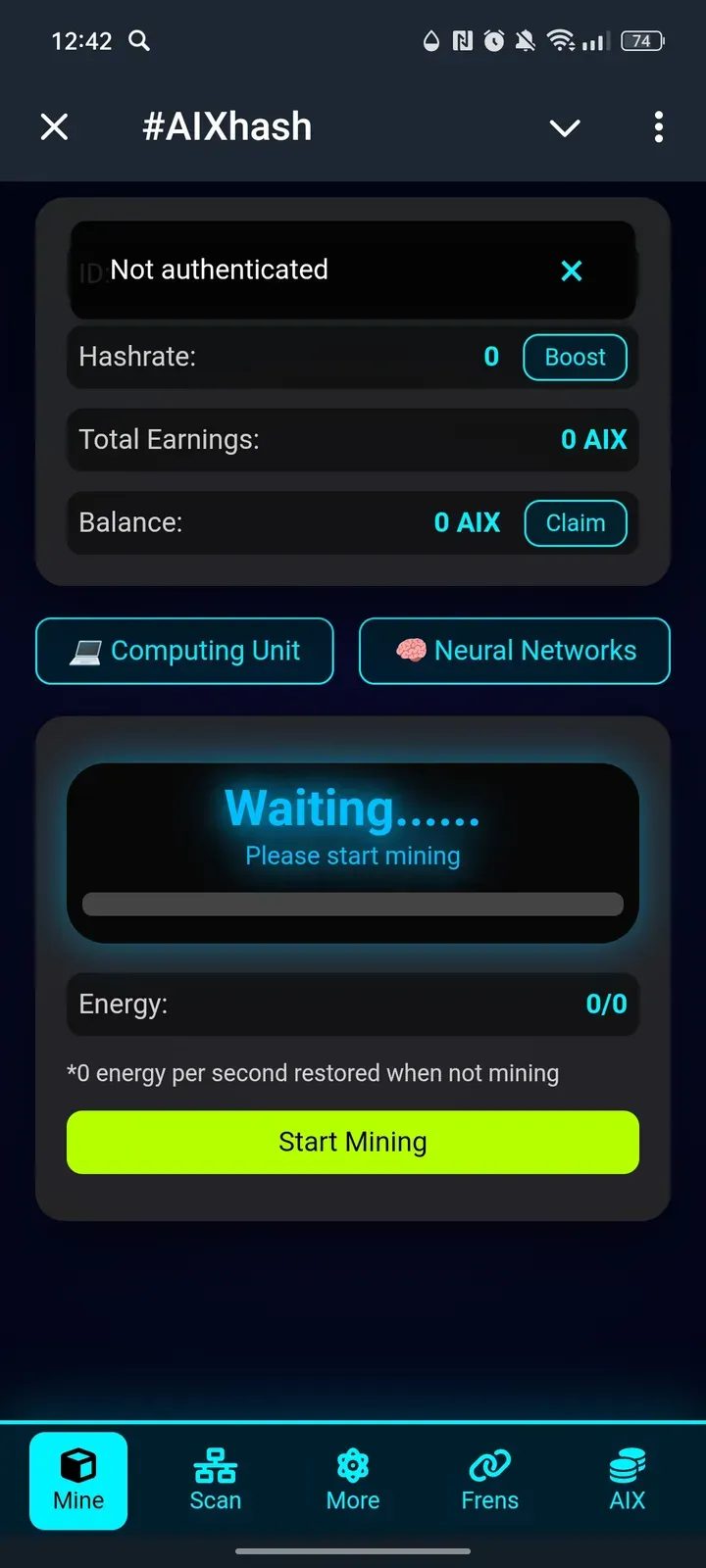 AIX Market Telegram Screenshot 1